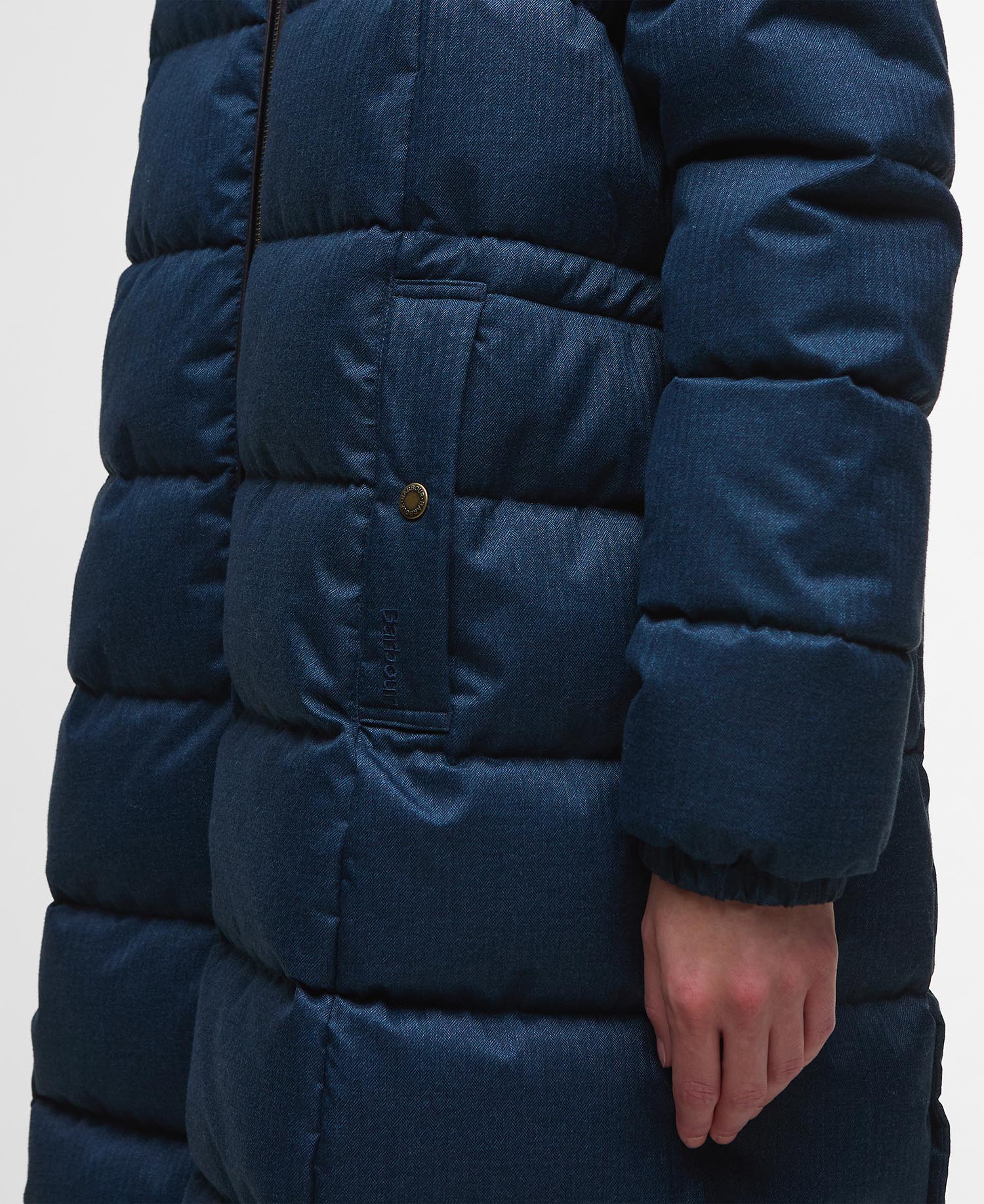 Marjoram Puffer Jacket - Dark Navy/Blackwatch