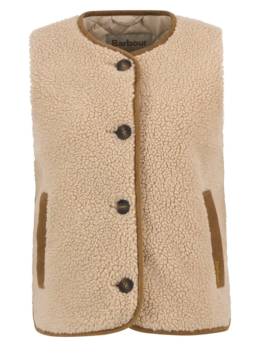 Luciana Fleece Gilet - Natural