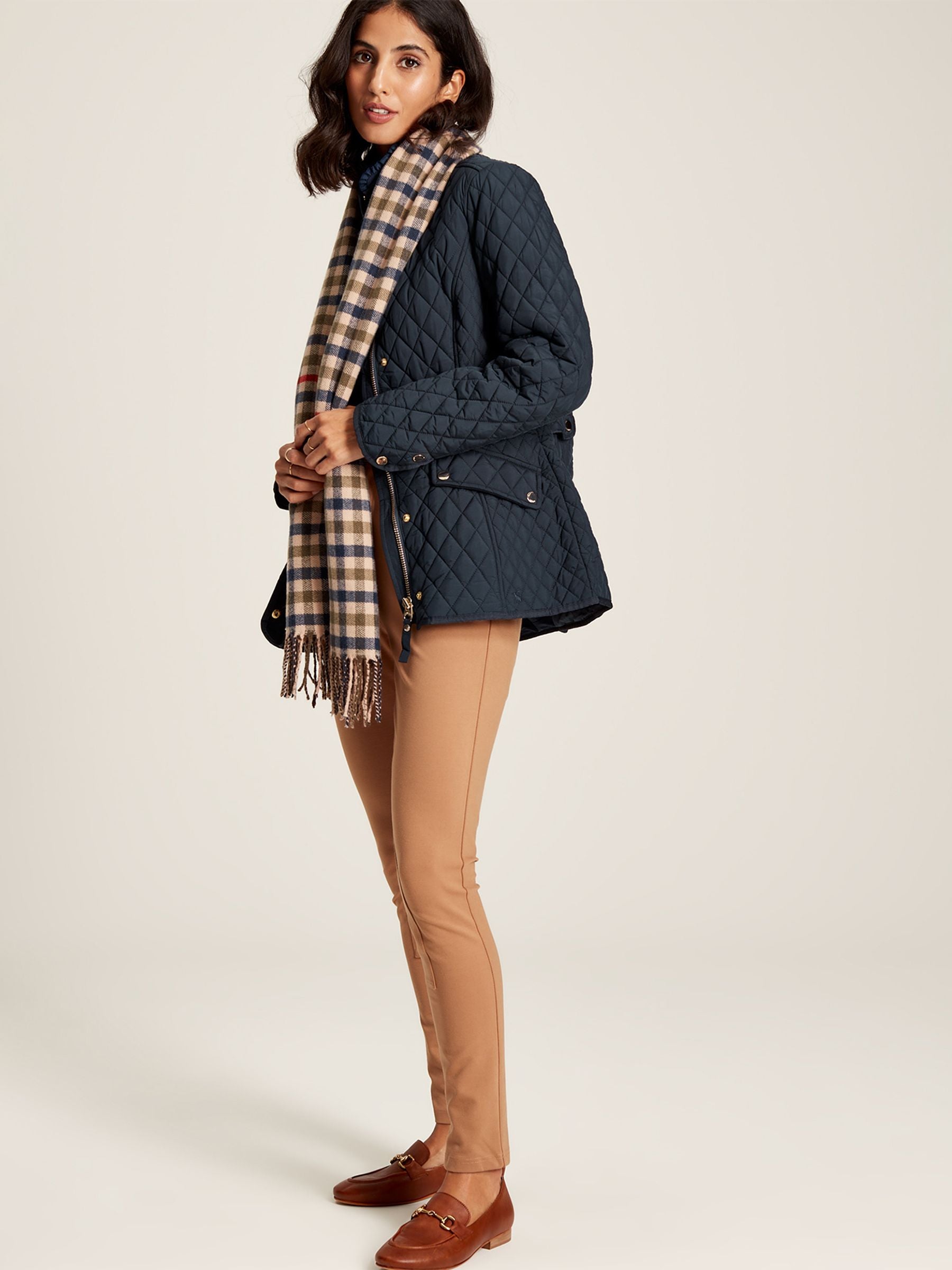 Allendale Showerproof Quilted Jacket - Navy