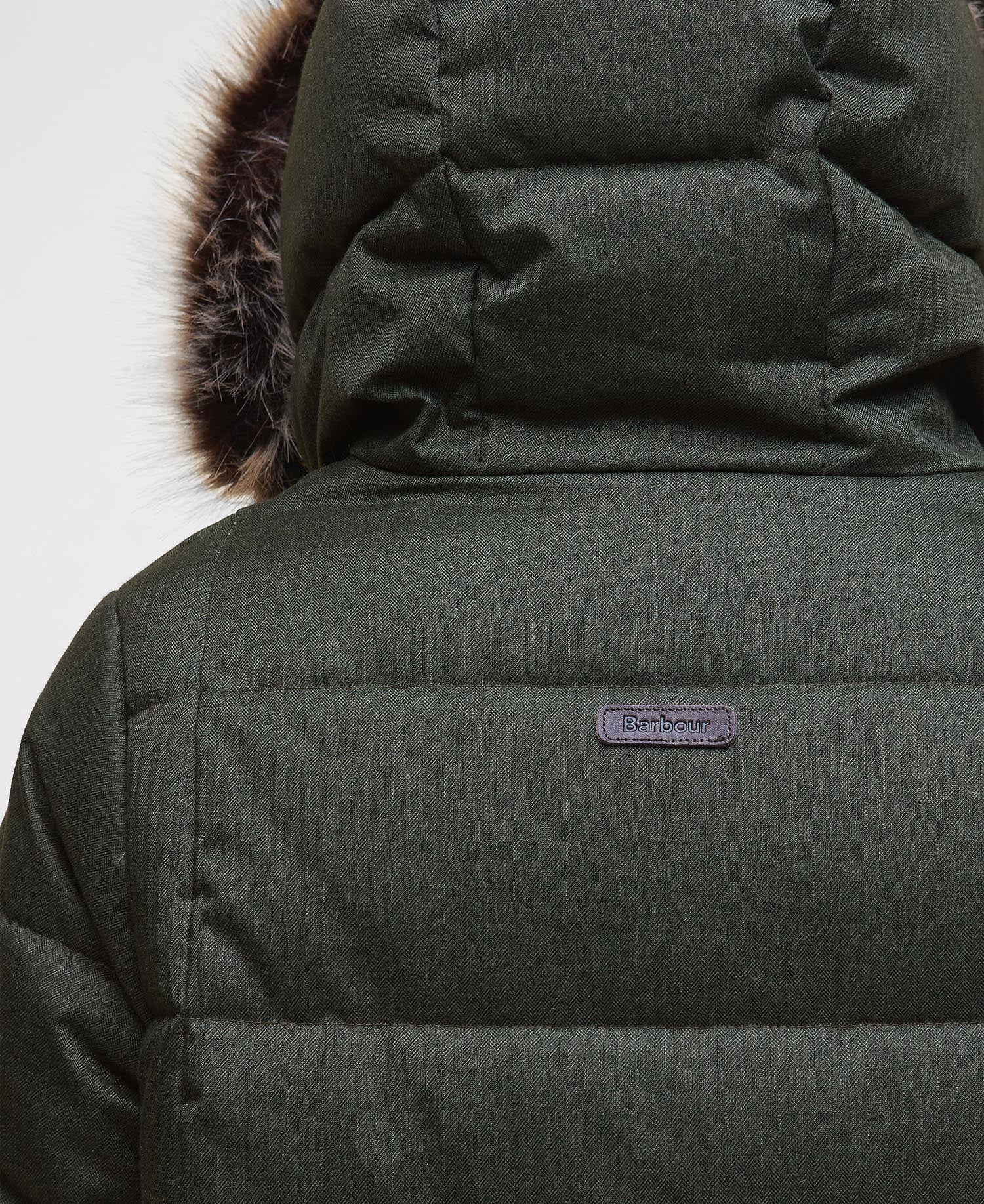 Marjoram Puffer Jacket - Olive/Classic