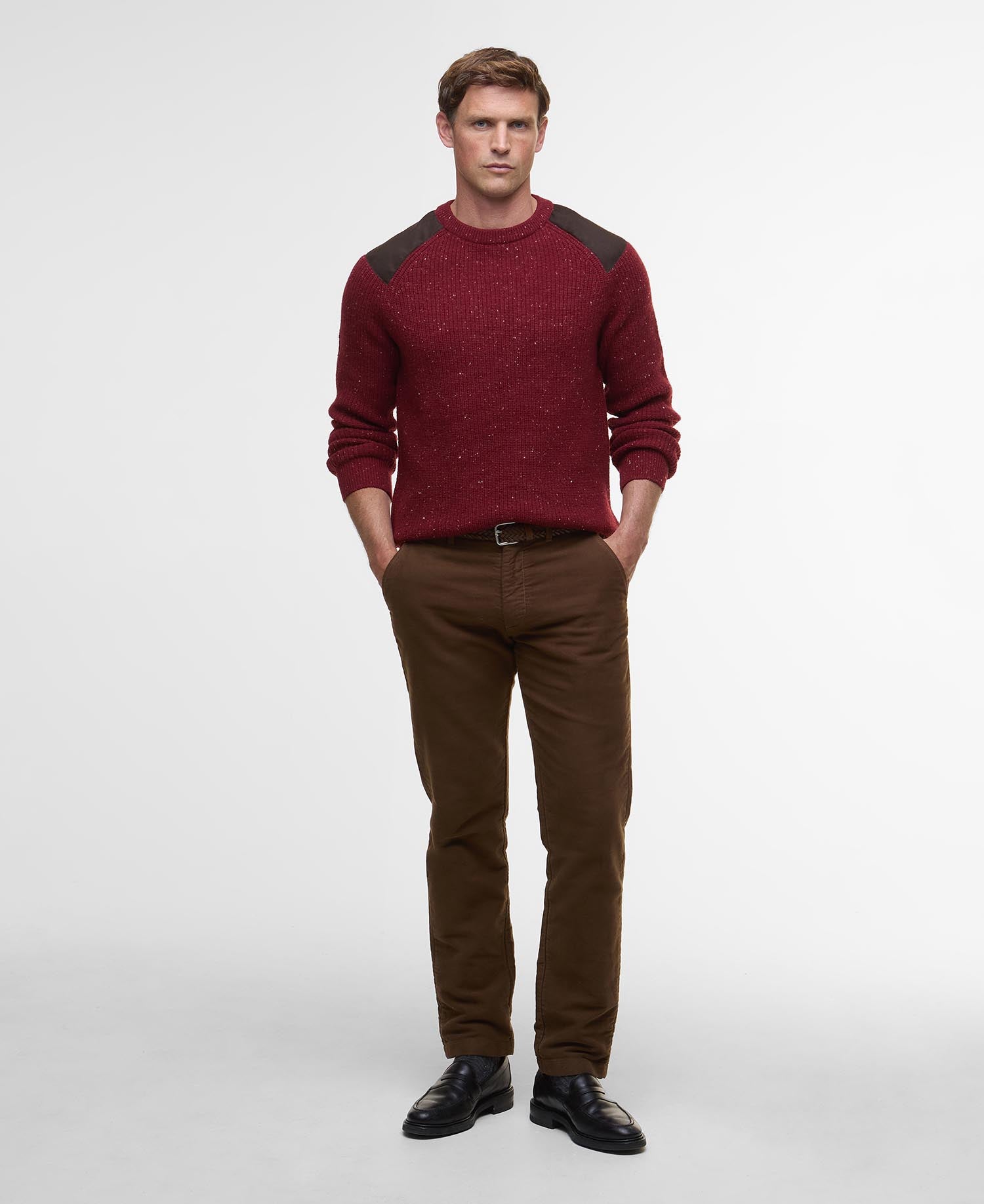 Raisthorpe Crew Neck Jumper - Fired Brick