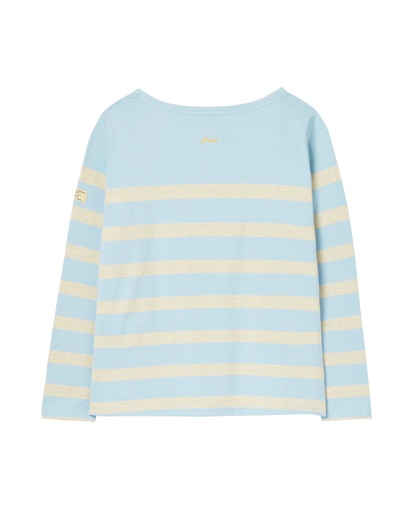 Harbour Stripe Long Sleeve Jersey Top - Blue Stripe