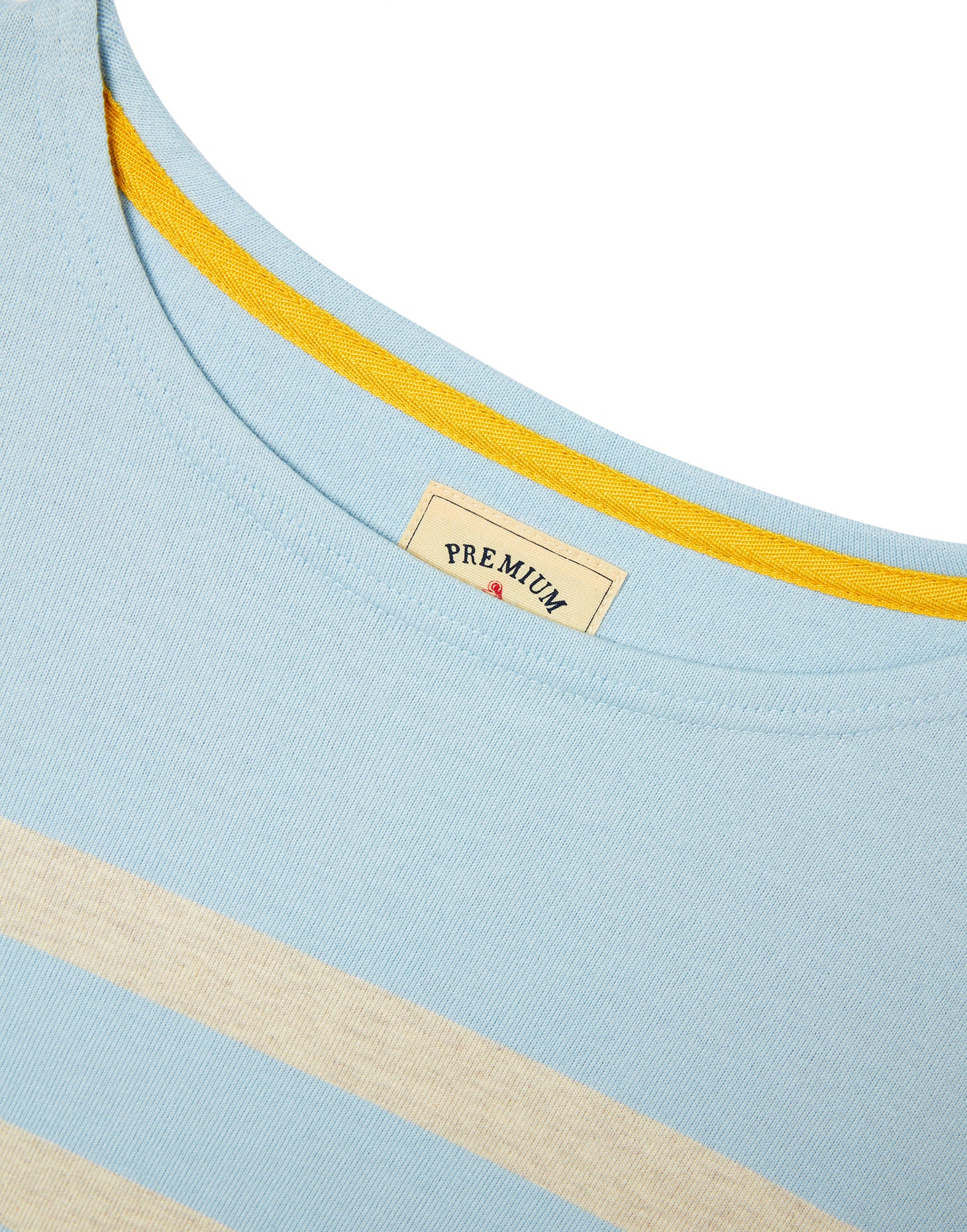Harbour Stripe Long Sleeve Jersey Top - Blue Stripe