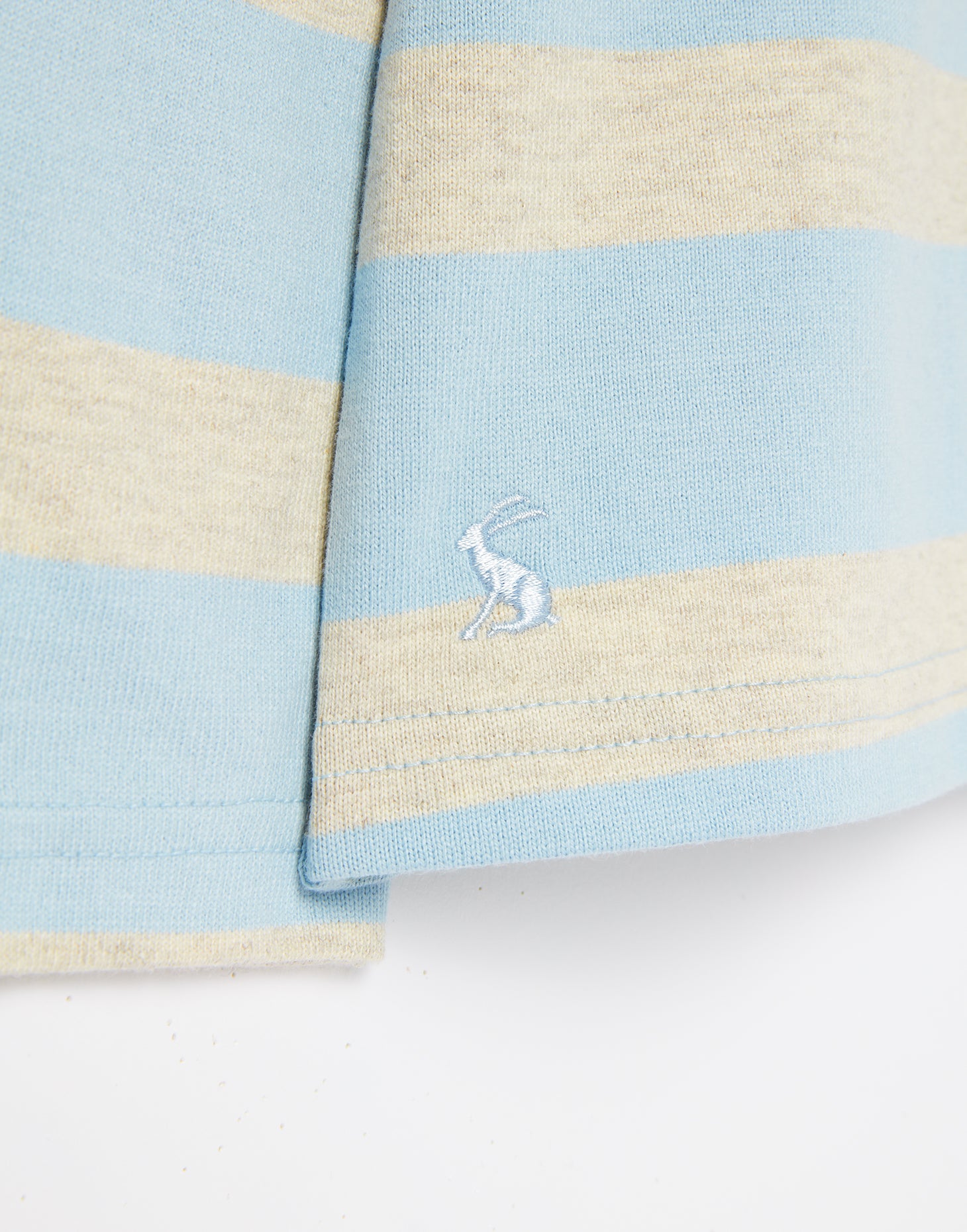 Harbour Stripe Long Sleeve Jersey Top - Blue Stripe