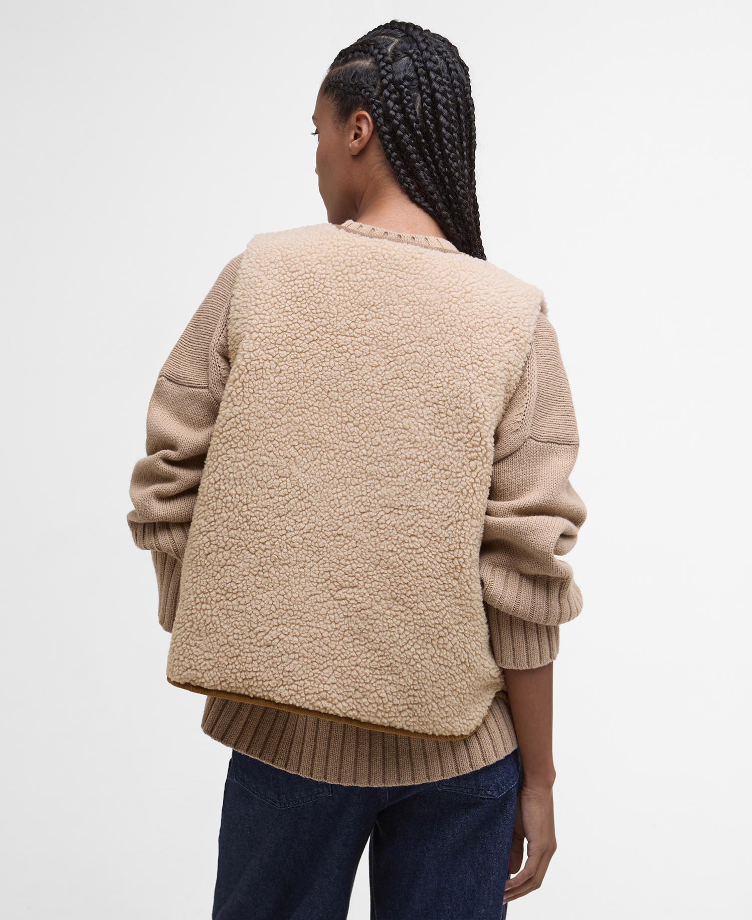 Luciana Fleece Gilet - Natural