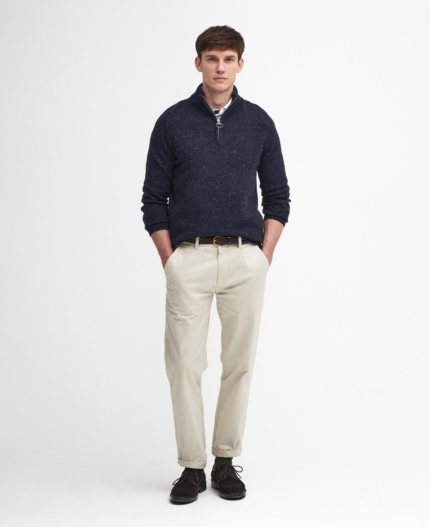 Tainsbury Half-Zip Jumper - Navy