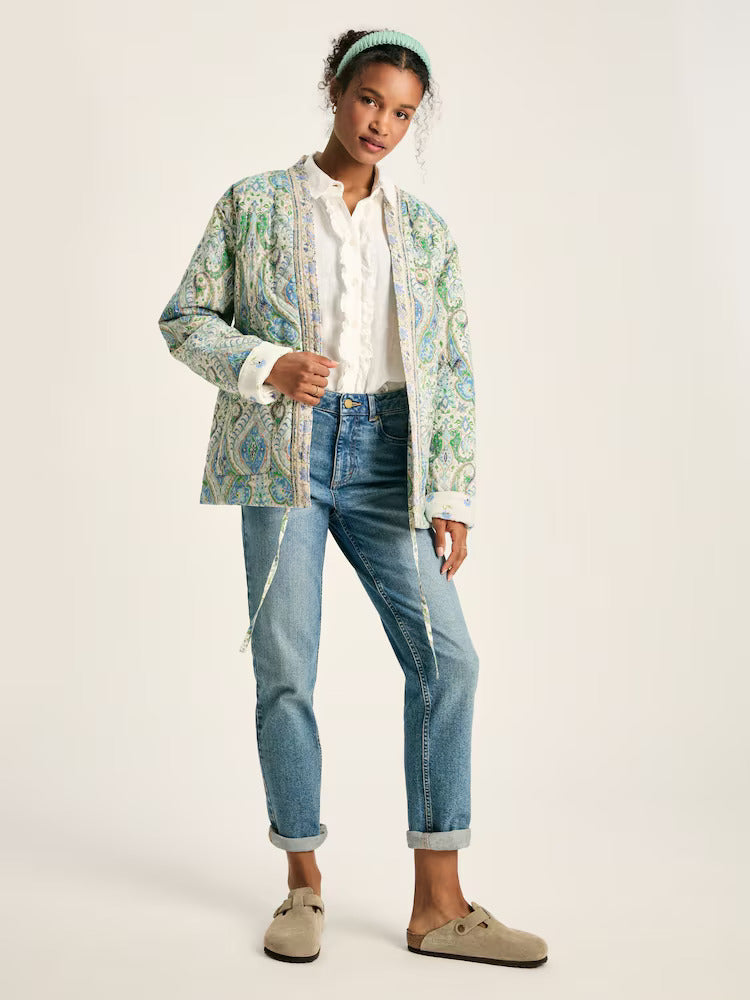 Blakeney Relaxed Fit Paisley Cotton Quilted Jacket
