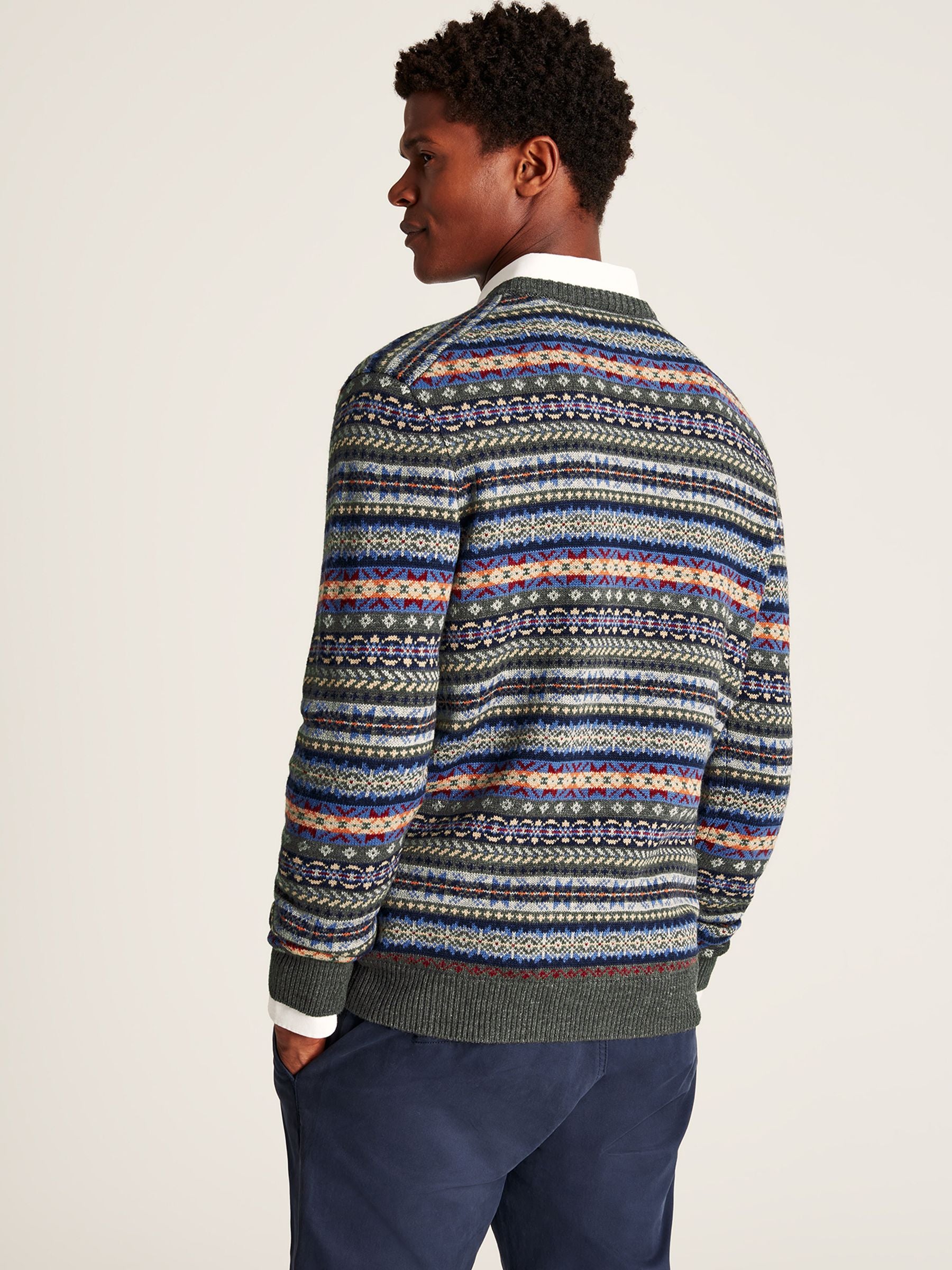 Fair Isle Jumper - Grey