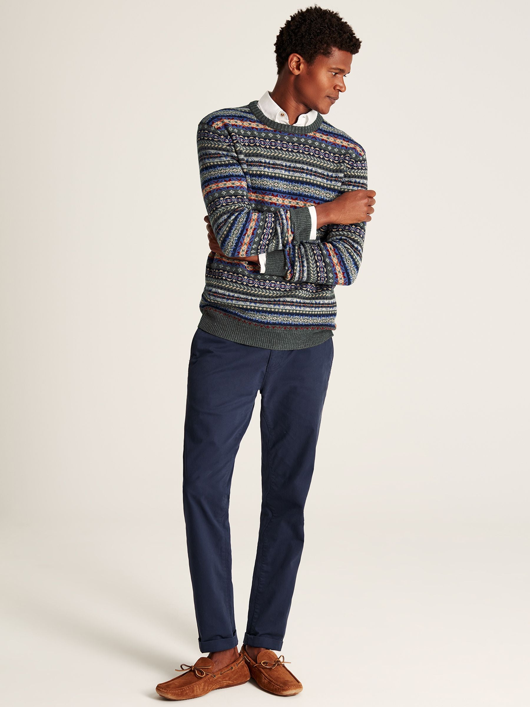 Fair Isle Jumper - Grey