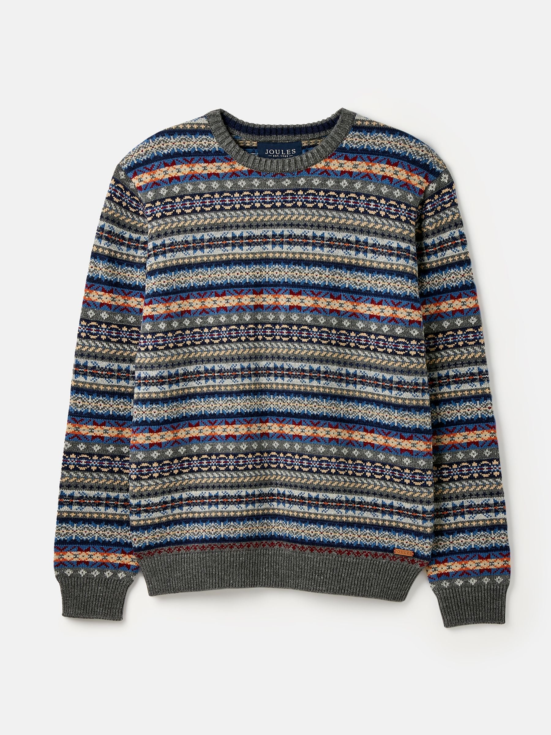 Fair Isle Jumper - Grey