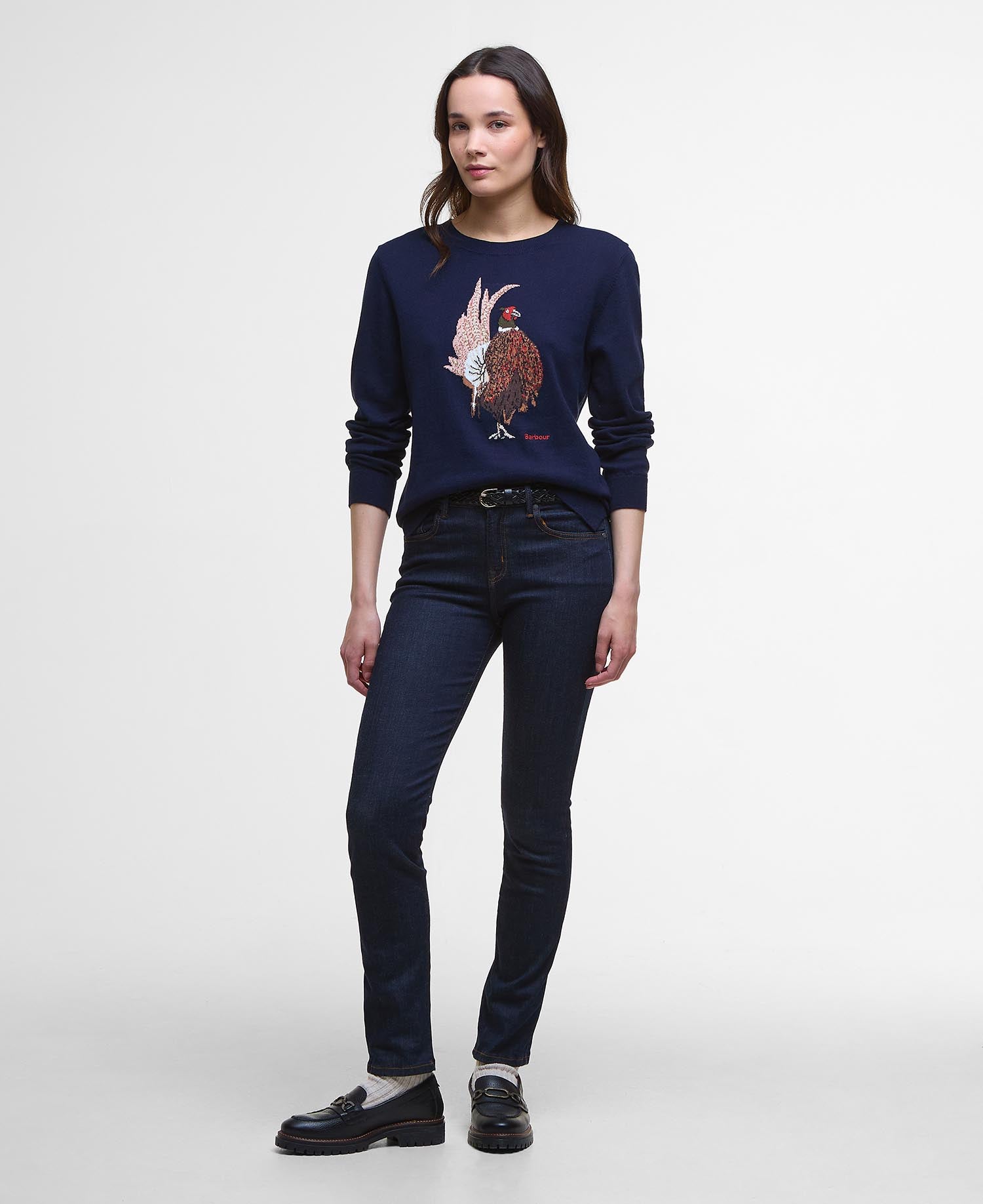 Homeswood Crew Neck Jumper - Navy