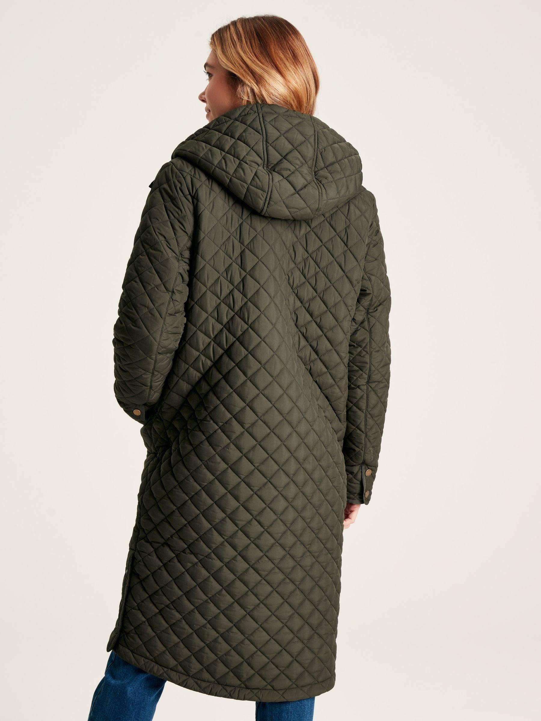 Chatsworth Showerproof Diamond Quilt Coat - Heritage Green