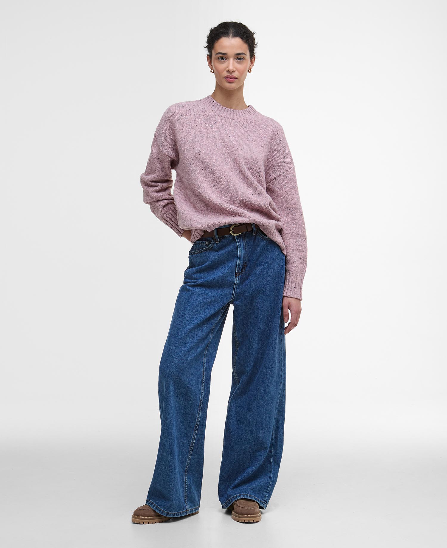 Lavensdale Crew Neck Jumper - Pink Blush