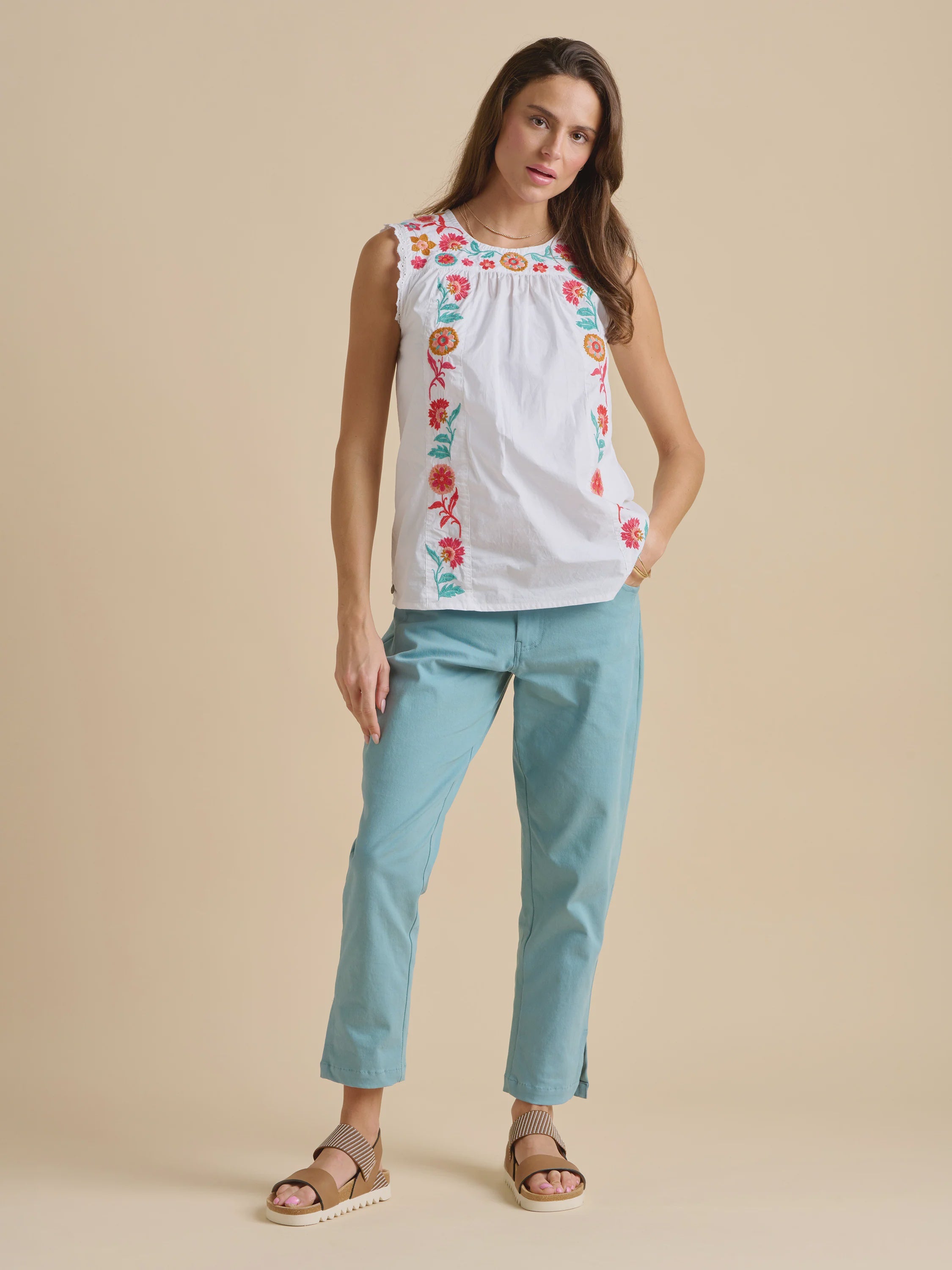 Resort Sleeveless Blouse