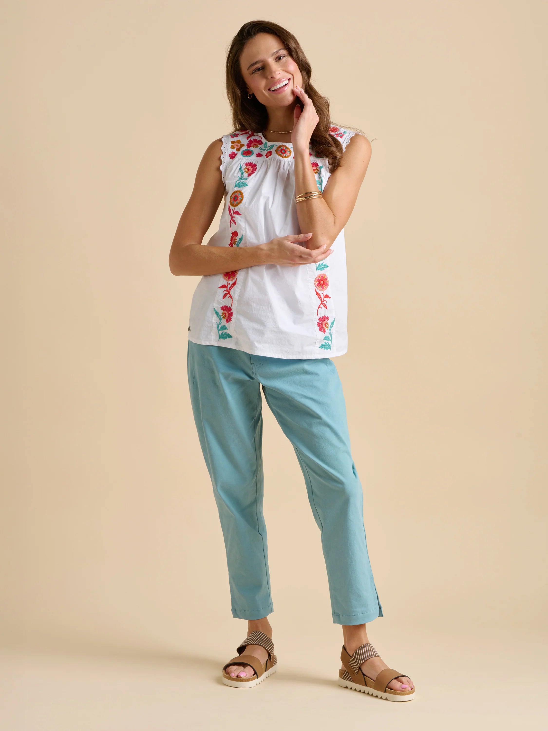 Resort Sleeveless Blouse