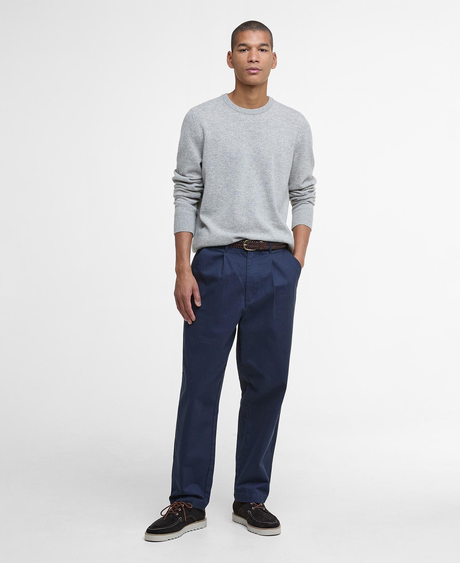 Waterbury Crew Neck Jumper - Mist