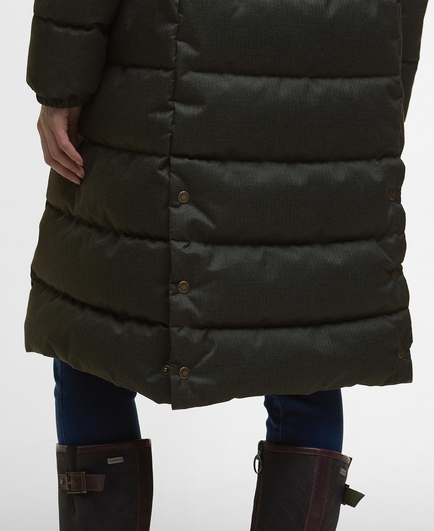 Marjoram Puffer Jacket - Olive/Classic