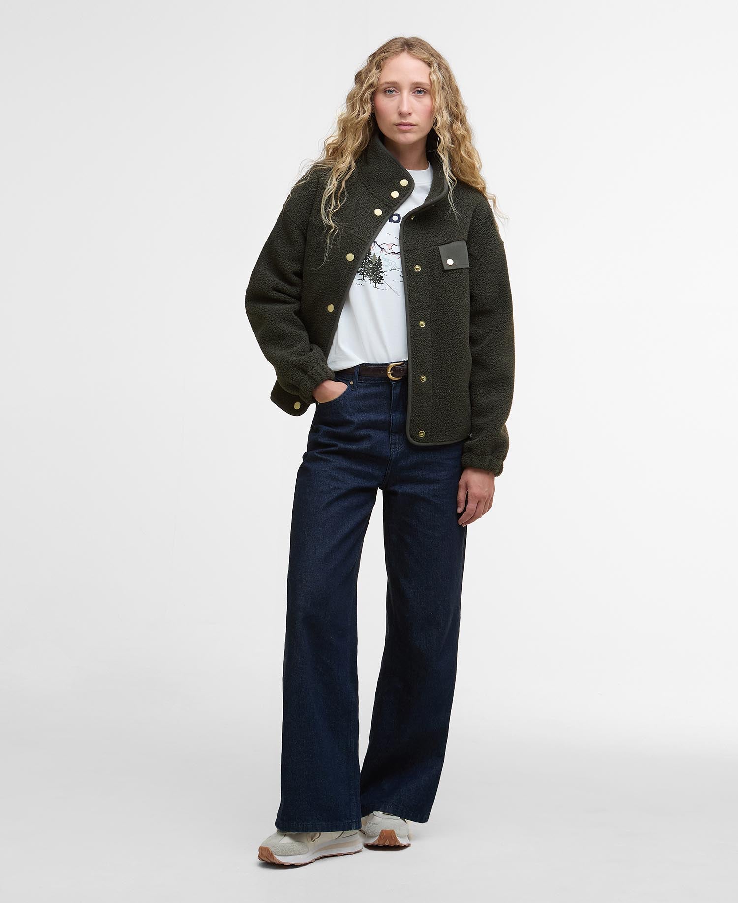Mabel Fleece - Olive