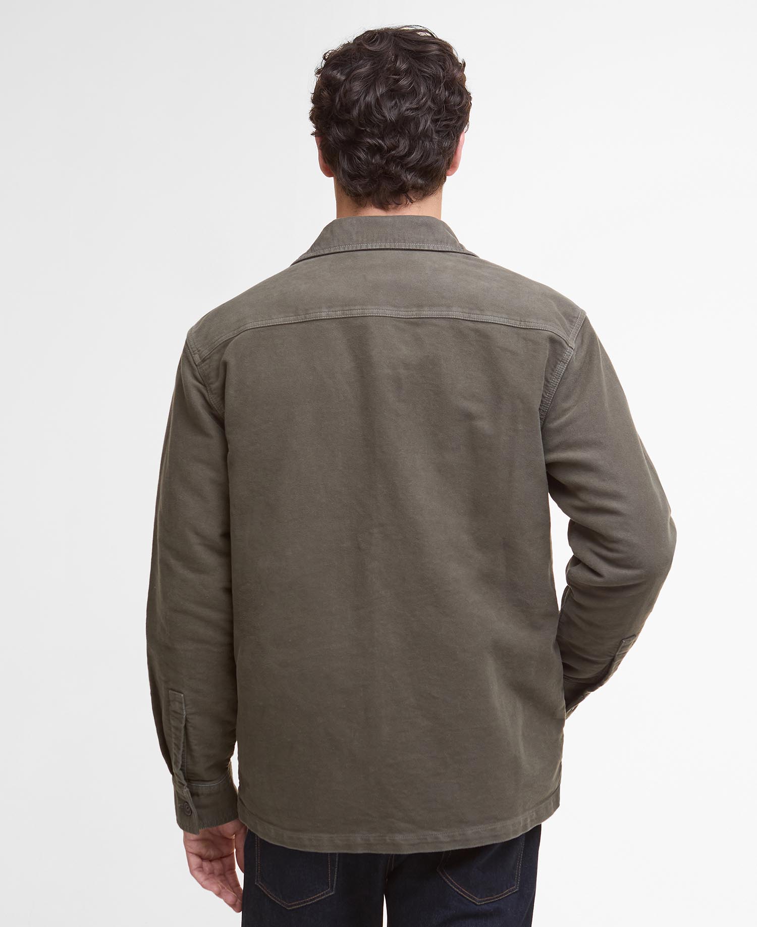 Moleskin Overshirt - Dark Olive