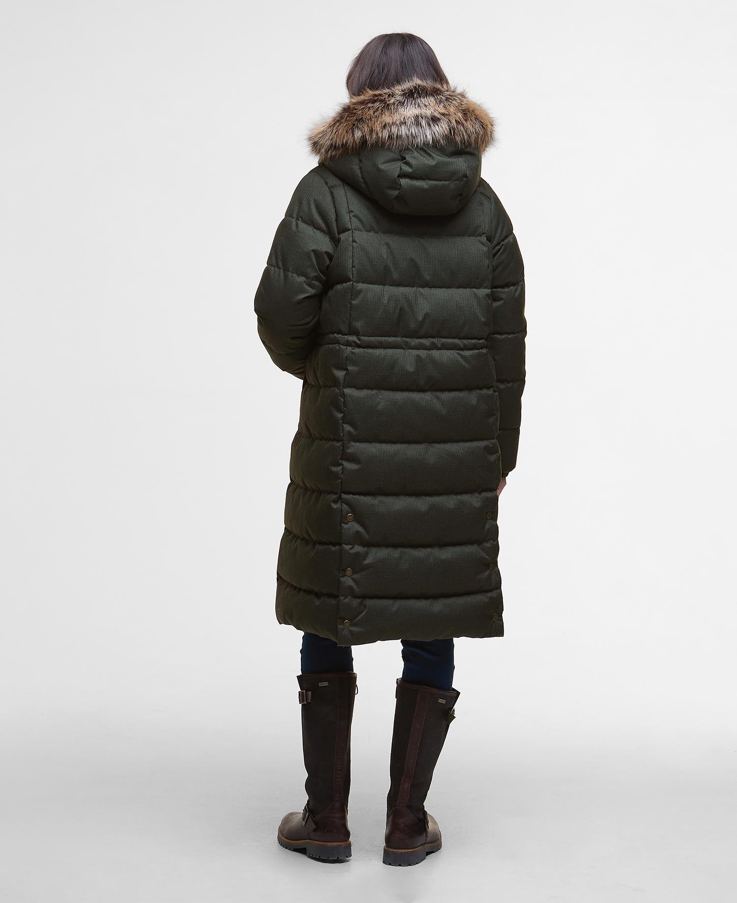 Marjoram Puffer Jacket - Olive/Classic