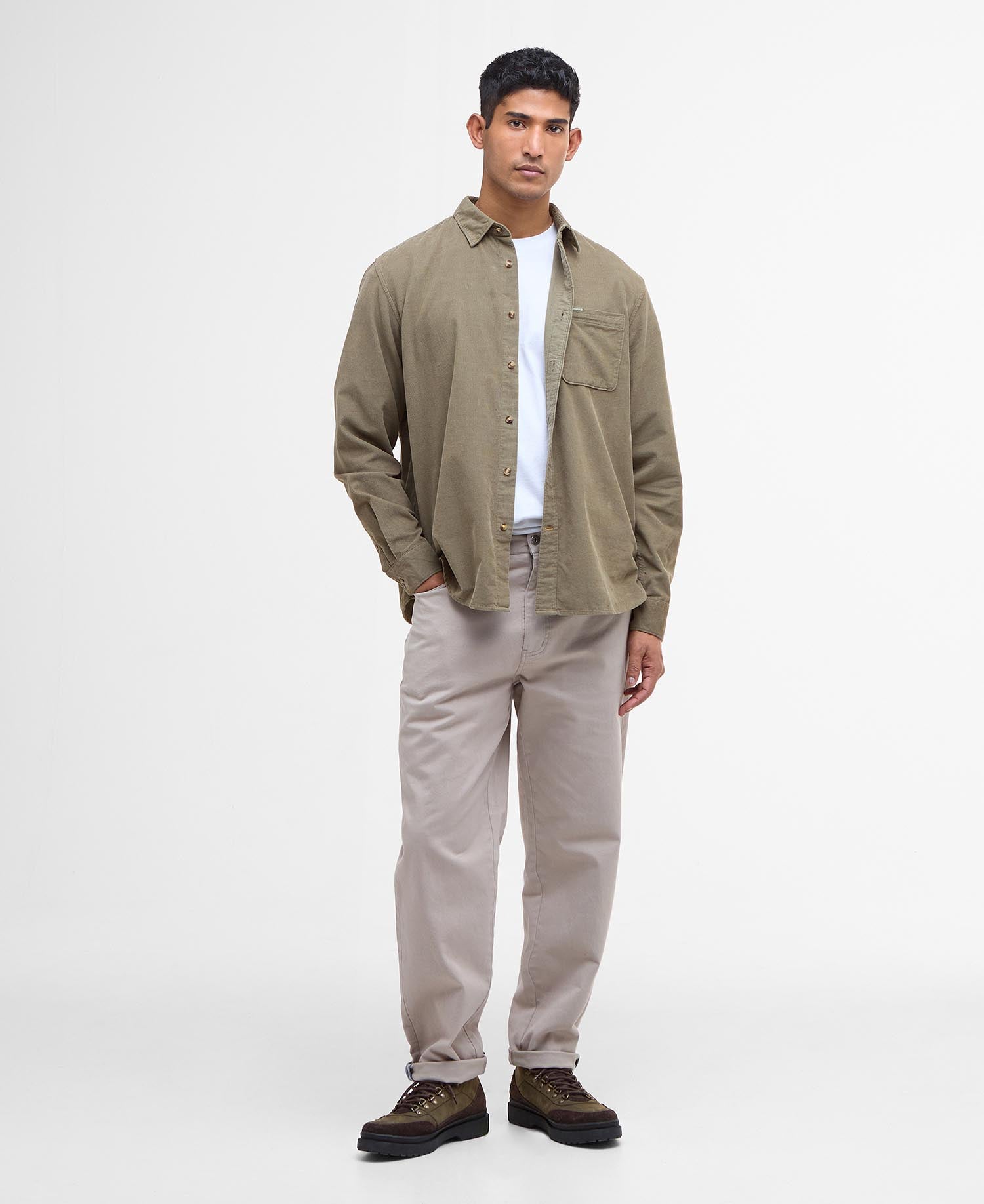 Bramside Relaxed Cord Shirt - Olive