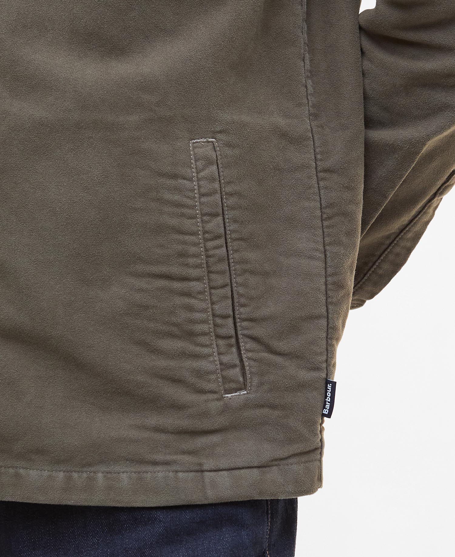 Moleskin Overshirt - Dark Olive