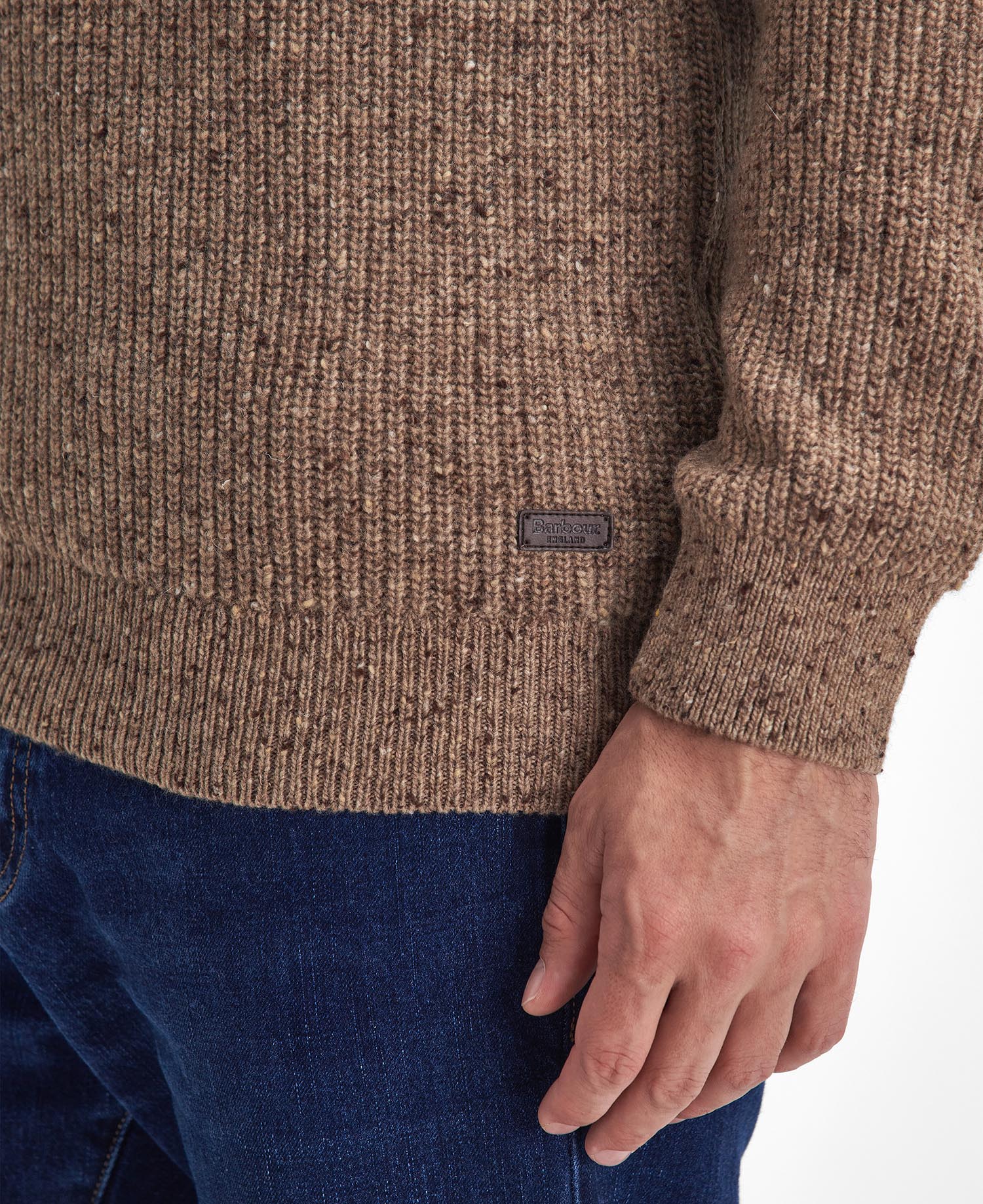 Raisthorpe Crew Neck Jumper - Stone