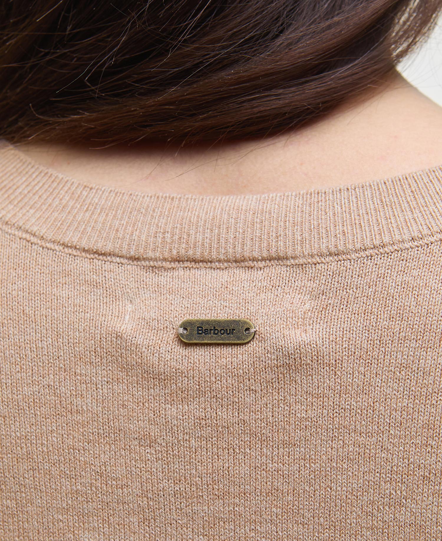 Fareham Crew Neck Jumper - Pale Camel