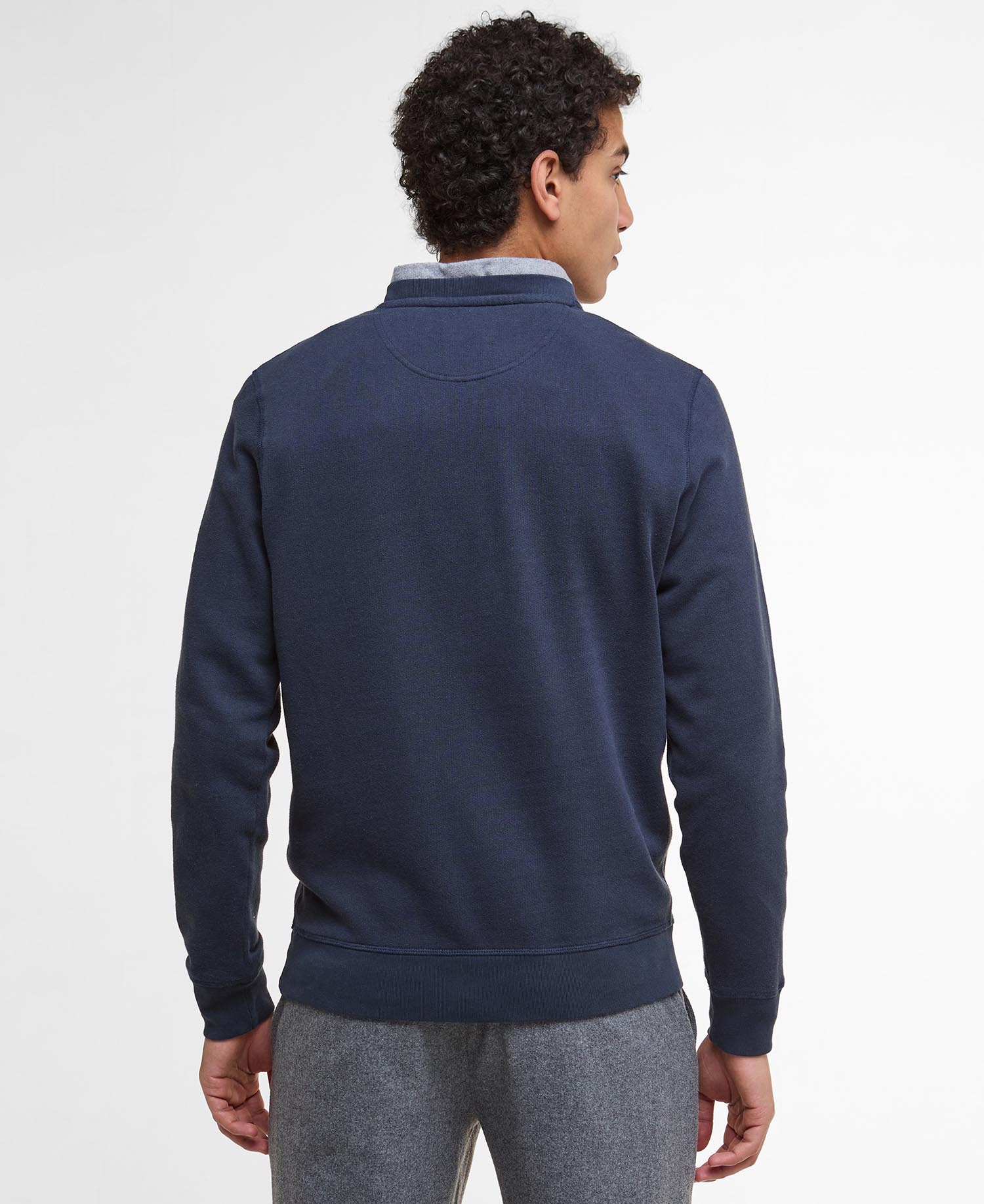 Prep Logo Sweatshirt - Navy/Pink