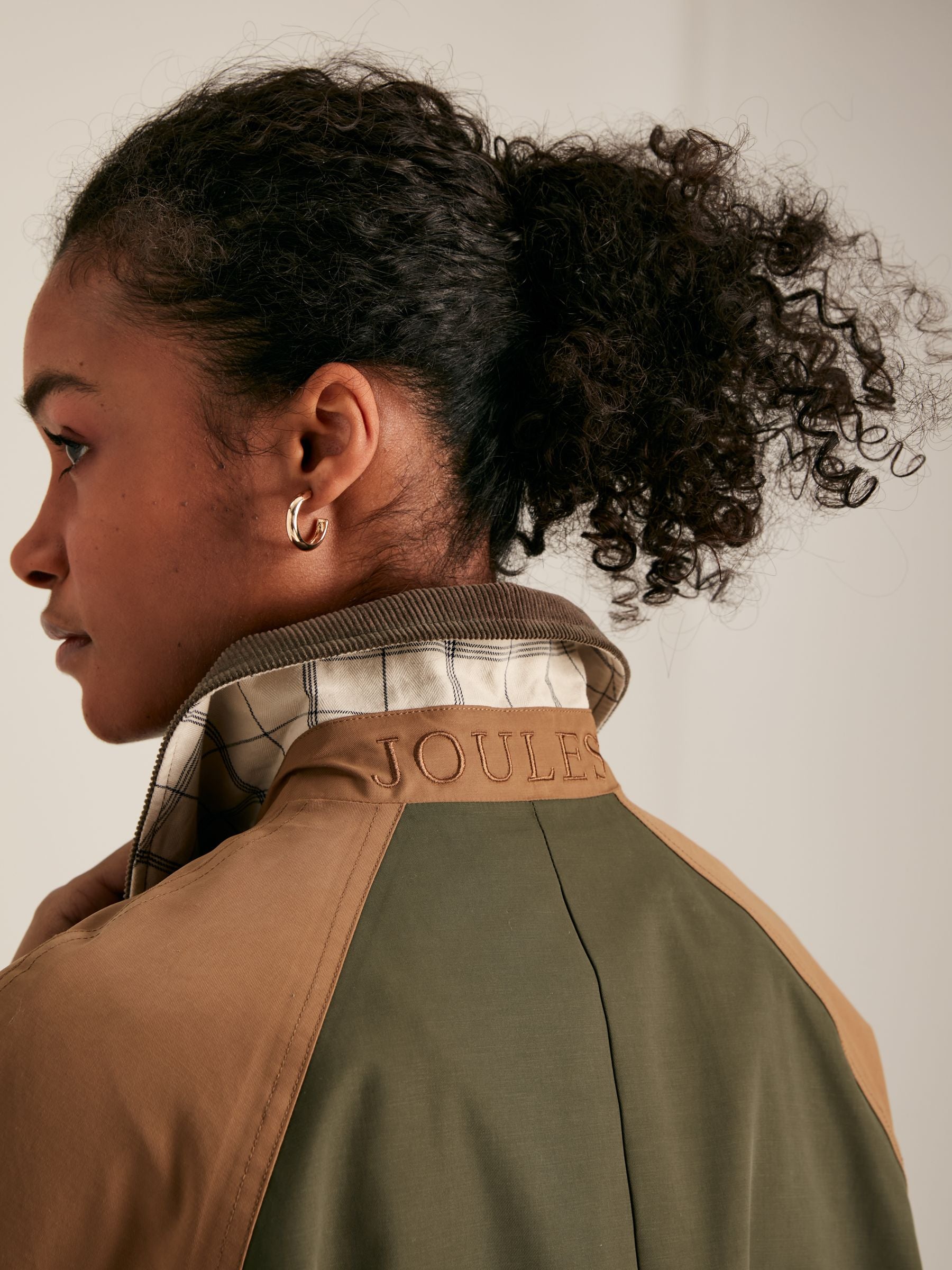 Kennington Brown & Khaki Waterproof Trench Coat