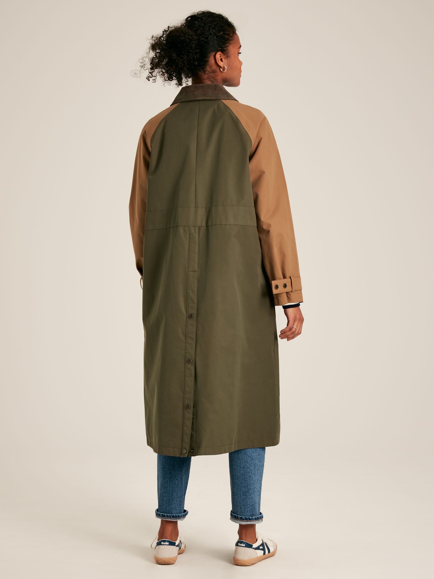Kennington Brown & Khaki Waterproof Trench Coat