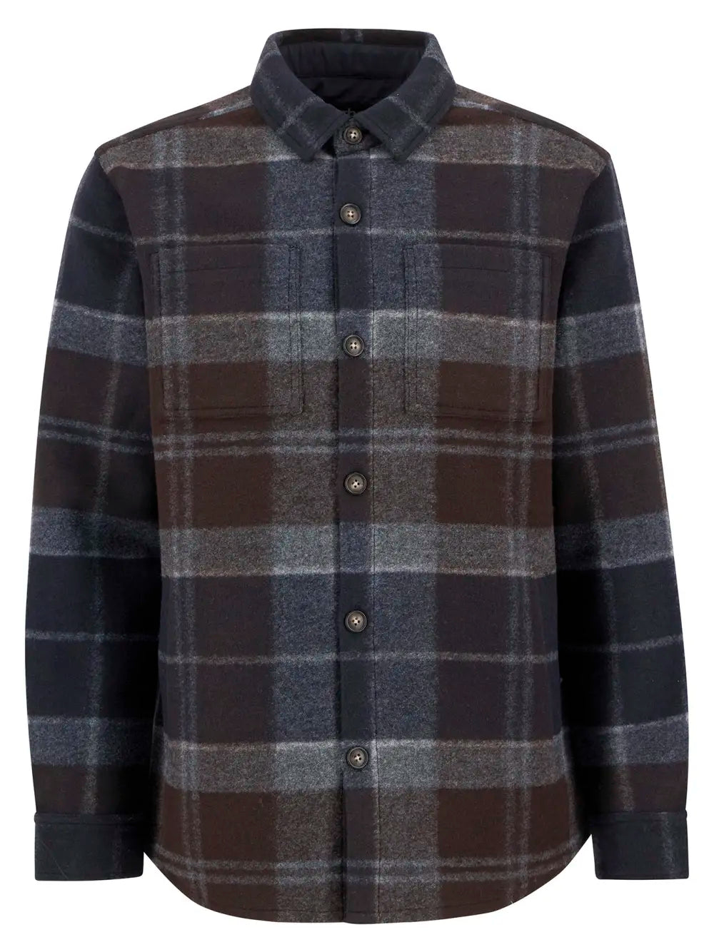 Chapter Check Overshirt - Midnight Oak Tartan