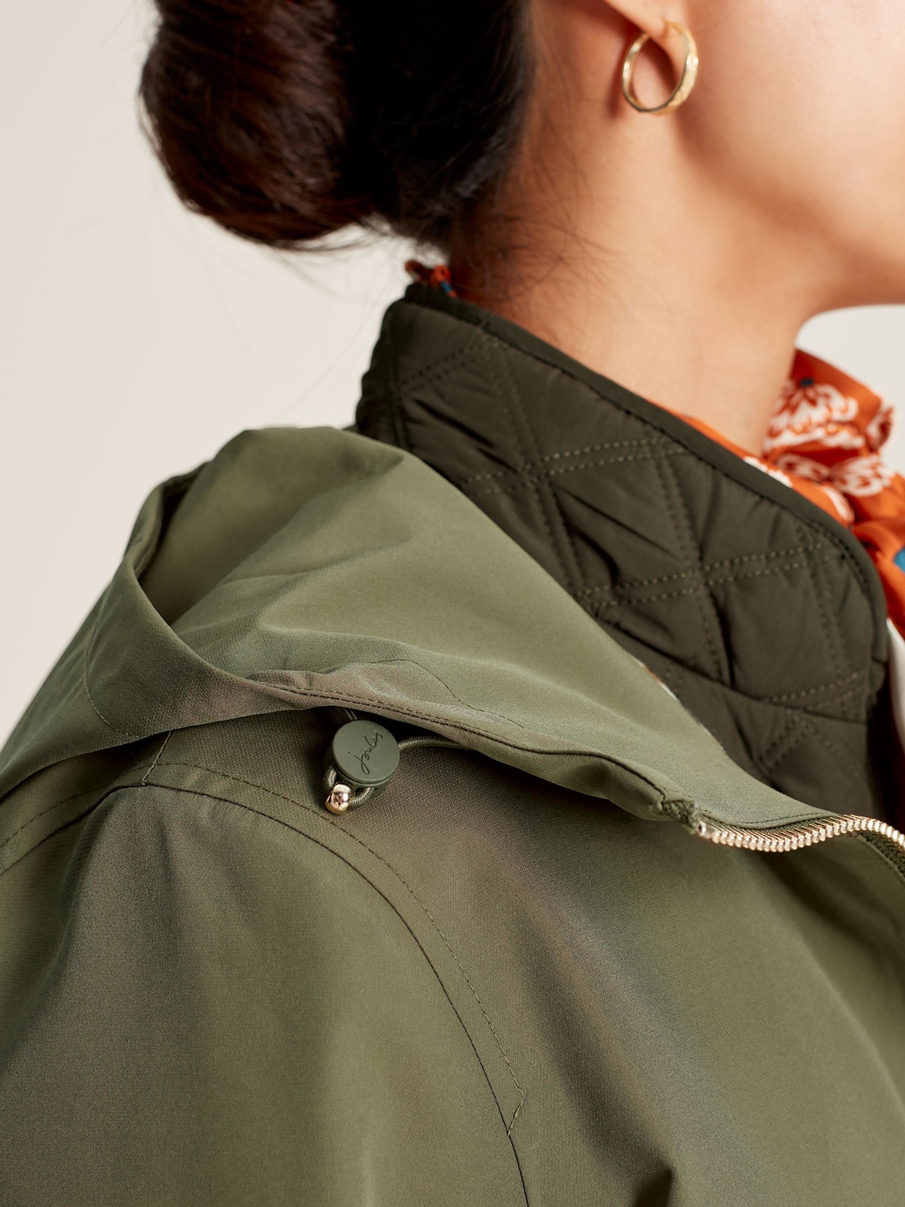 Elmfield Parka Zip Through - Grape Leaf
