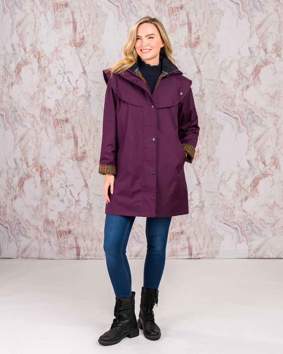 Cotswold Waterproof Coat - Blackberry