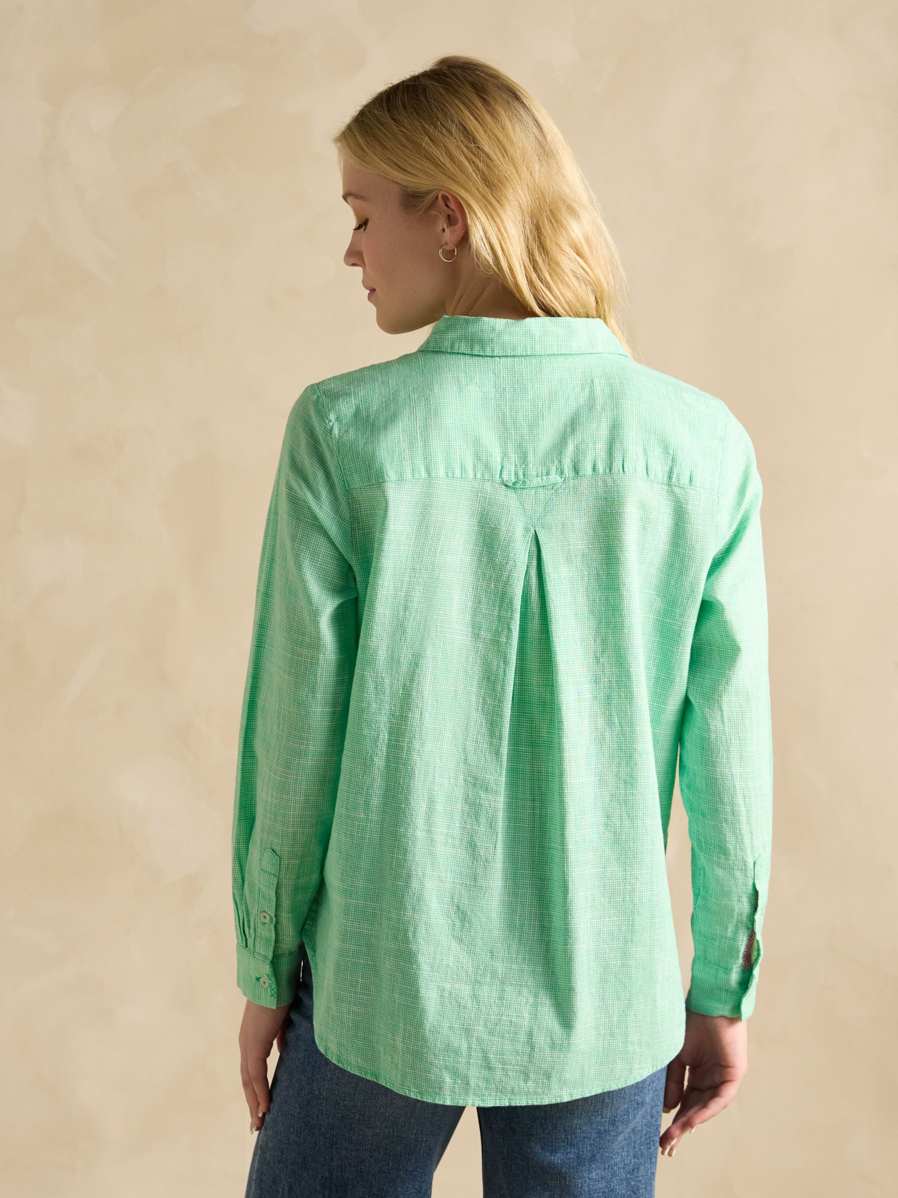 Ida Green Cotton Shirt