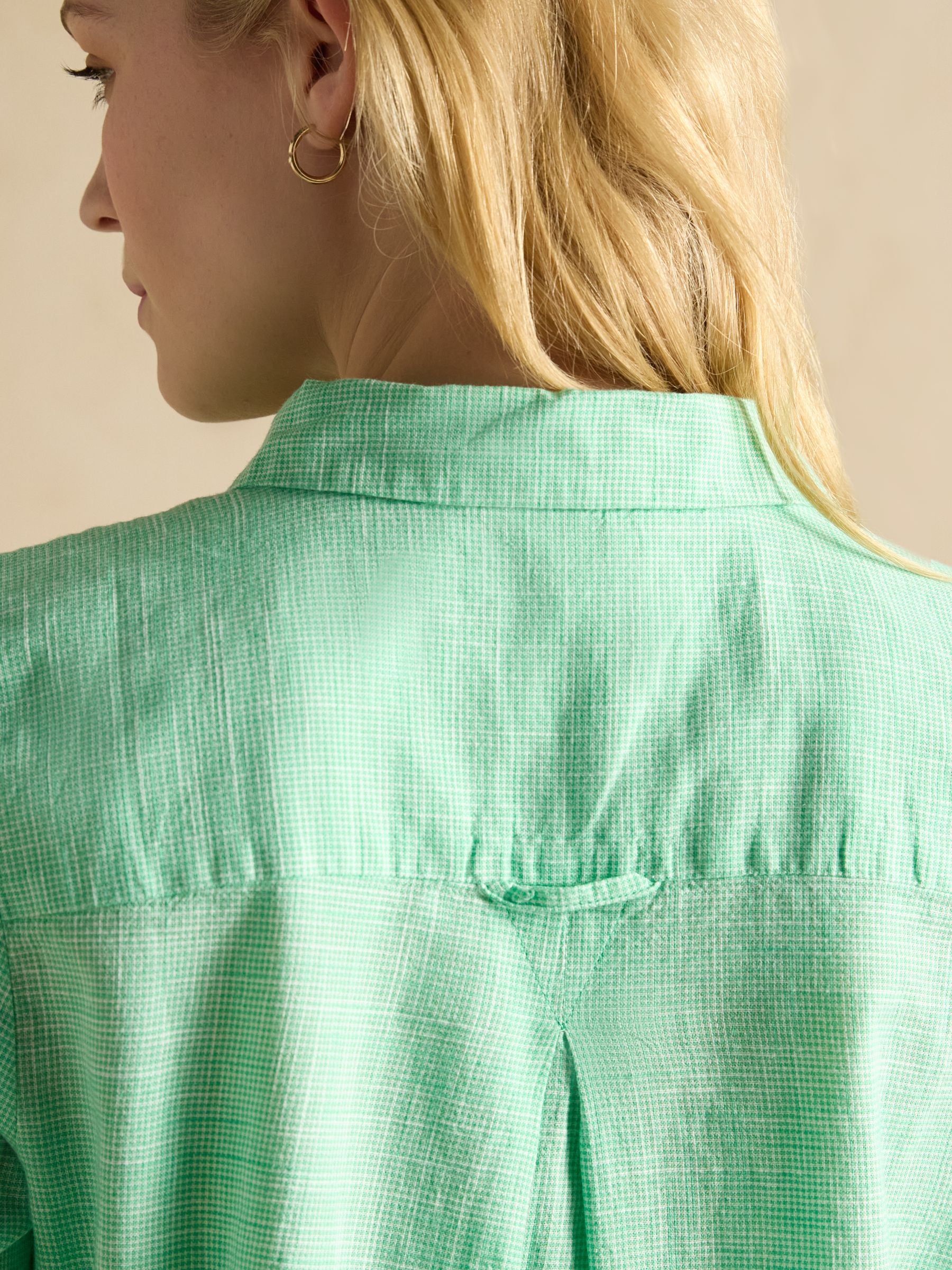Ida Green Cotton Shirt