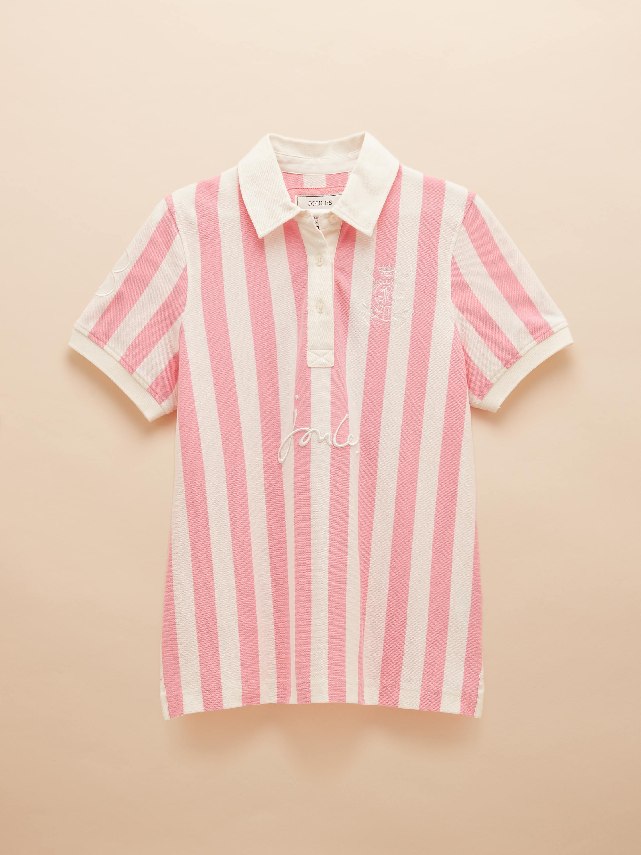 Beaufort Pink/Cream Polo Shirt