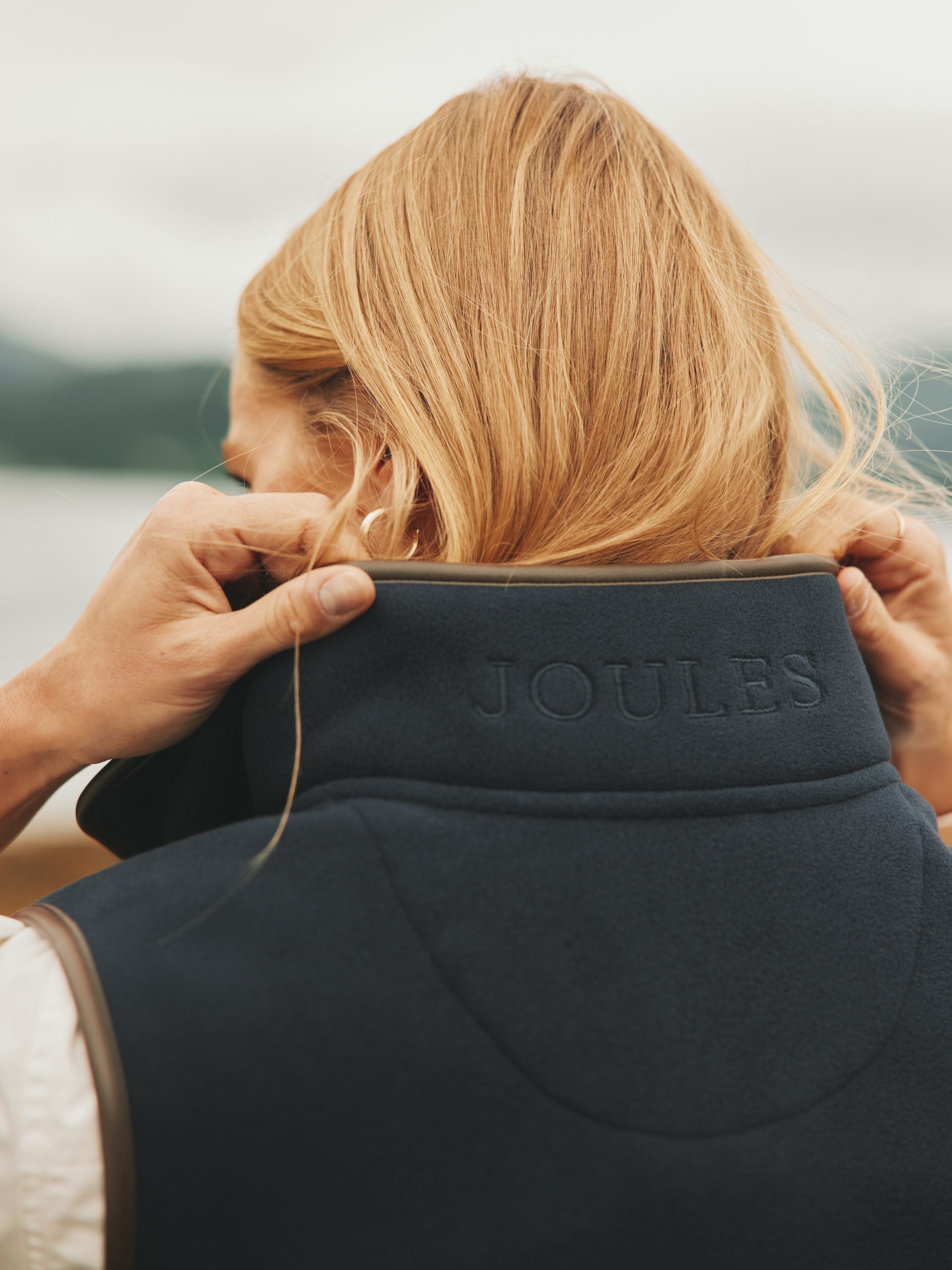 Heritage Navy Fleece Gilet