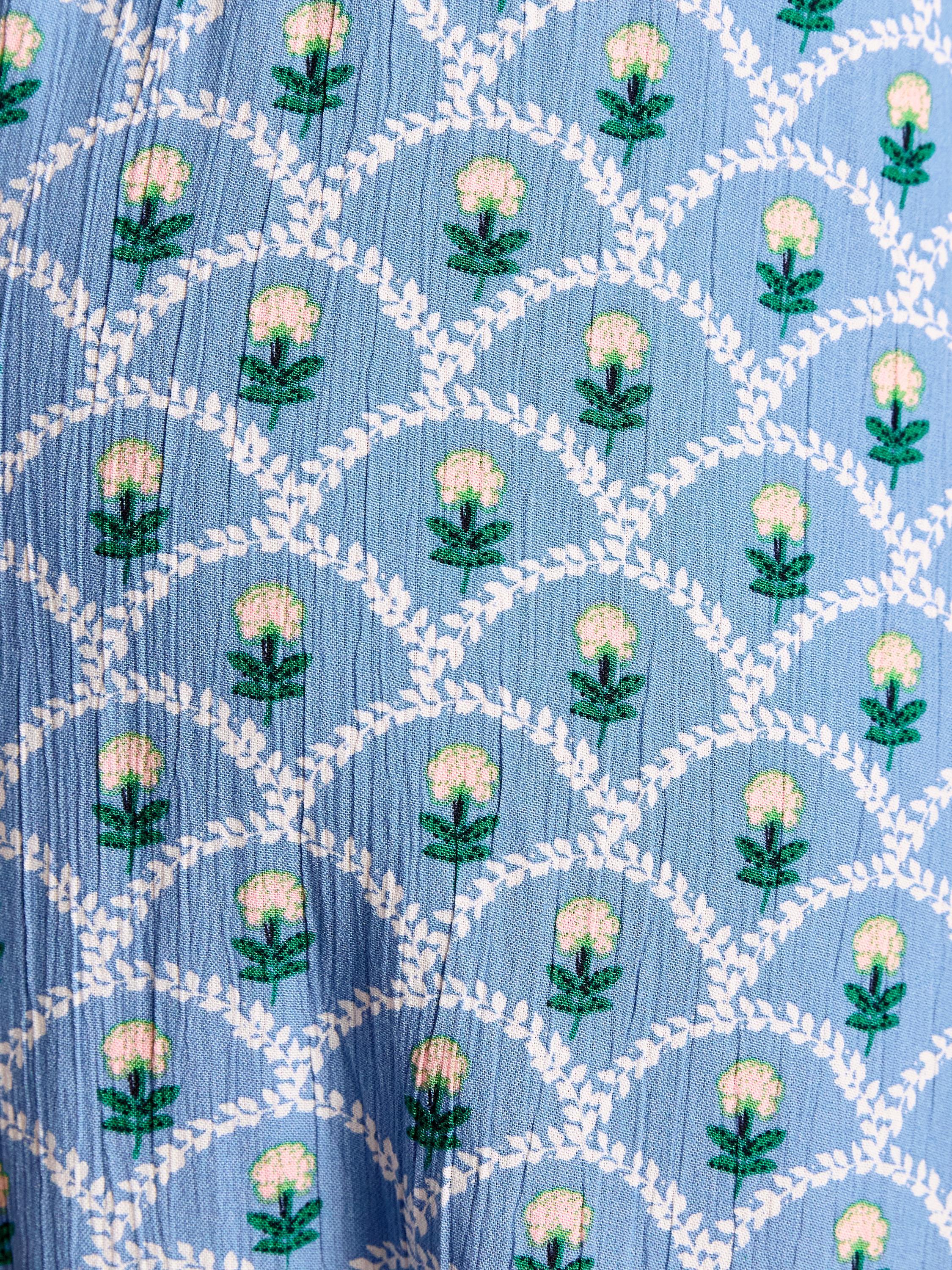 Rosie Blue Midi Dress