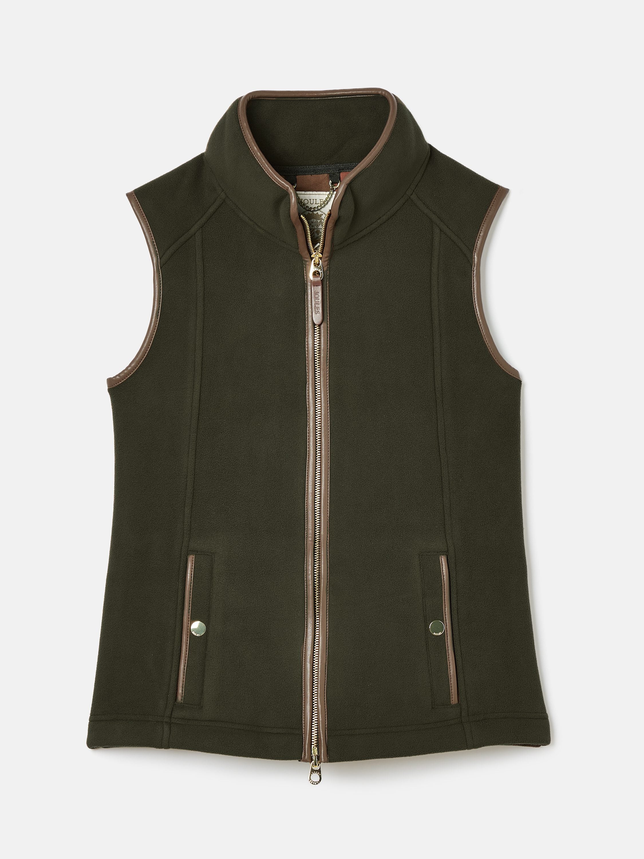 Heritage Fleece Gilet Green