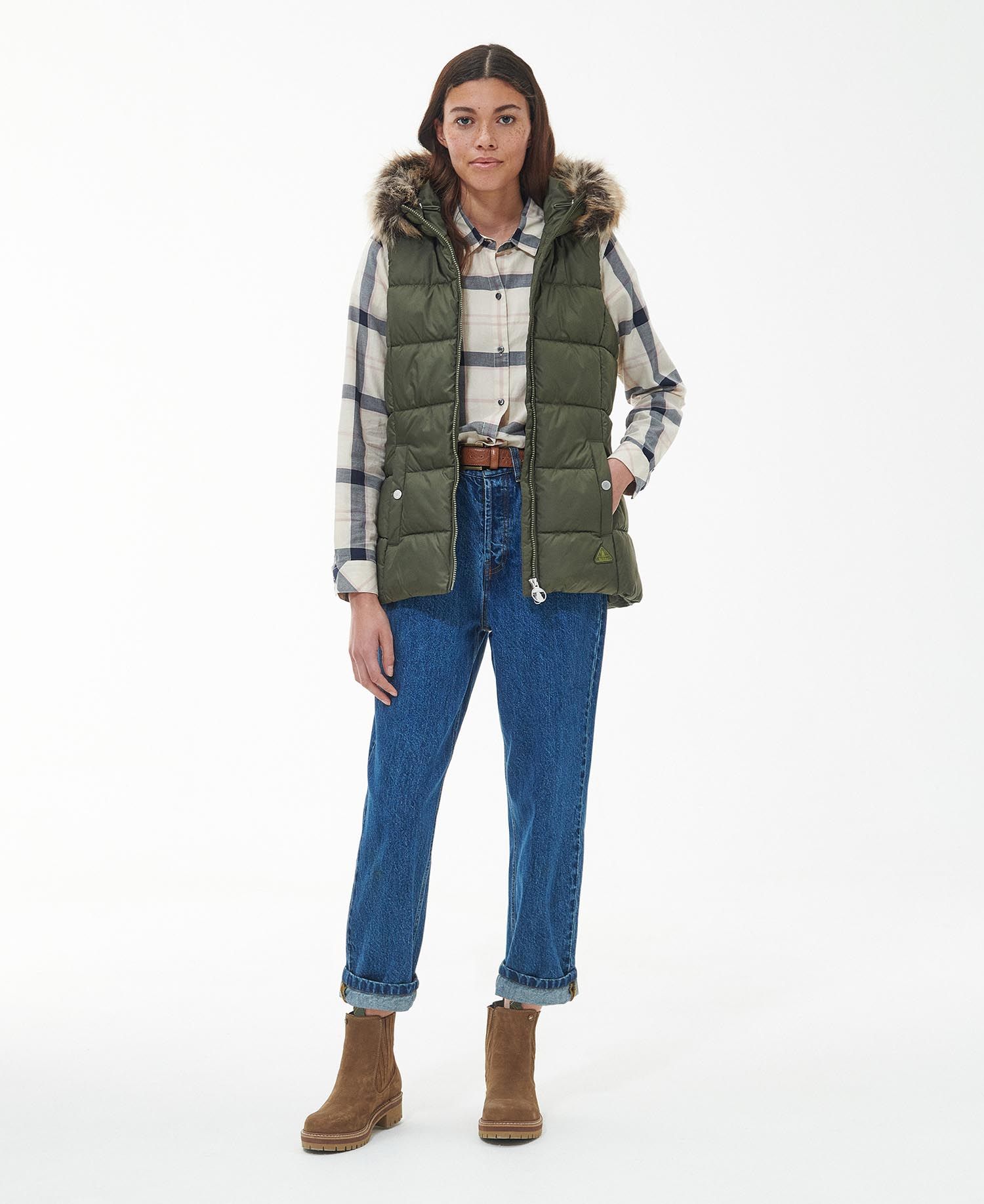 Midhurst Quilted Gilet - Deep Olive