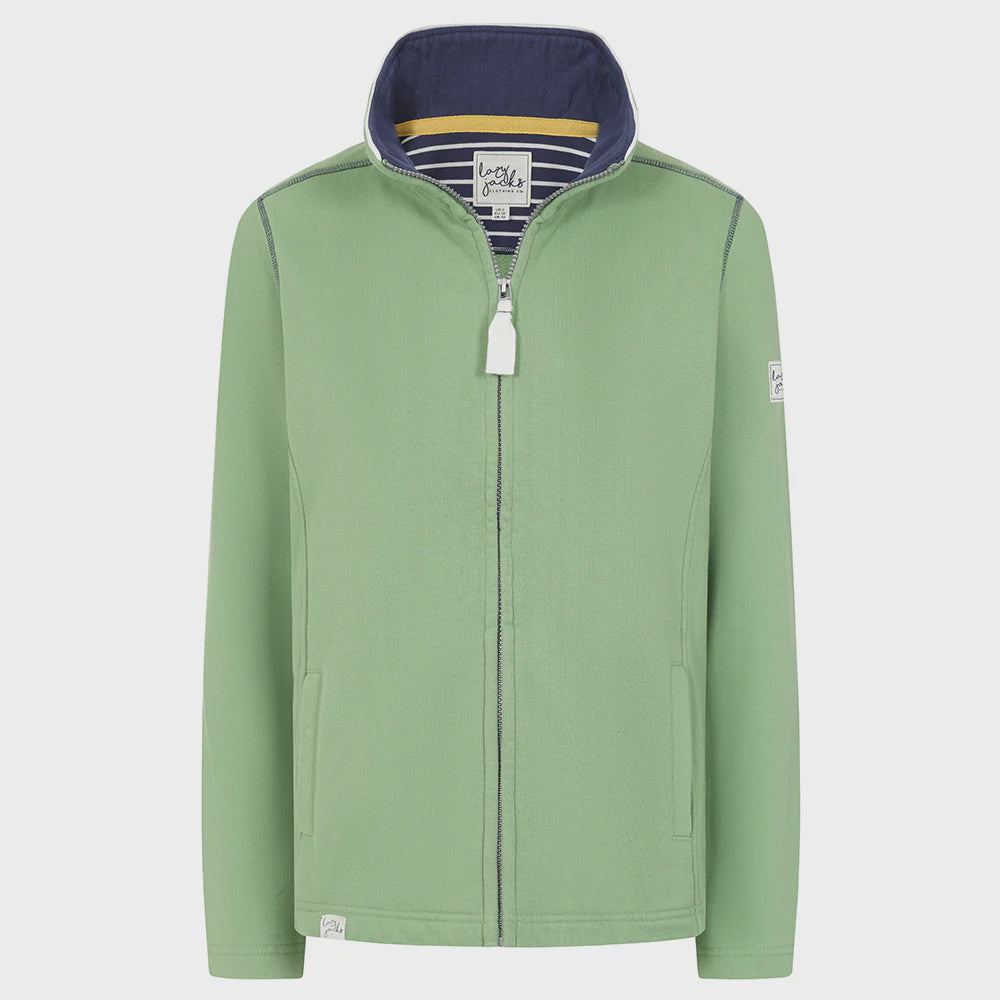 LJ33 Ladies' Full Zip Sweatshirt Grass - Main Image