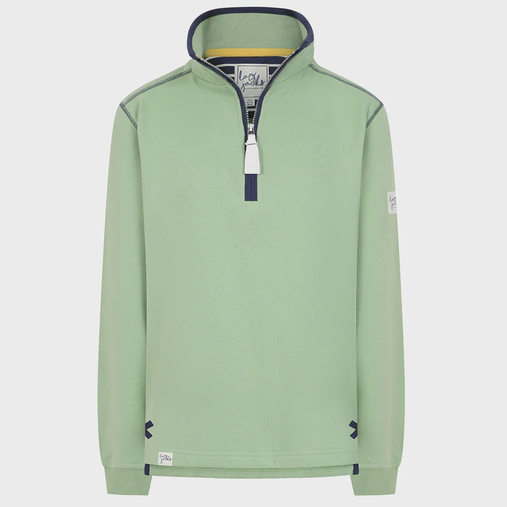 Super Soft 1/4 Zip Sweatshirt - Grass