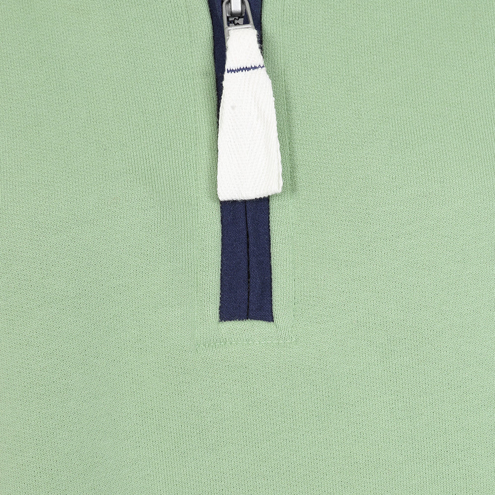 Super Soft 1/4 Zip Sweatshirt - Grass