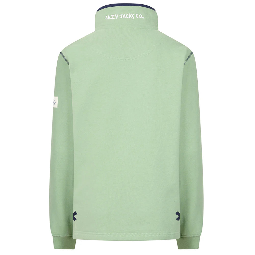 Super Soft 1/4 Zip Sweatshirt - Grass