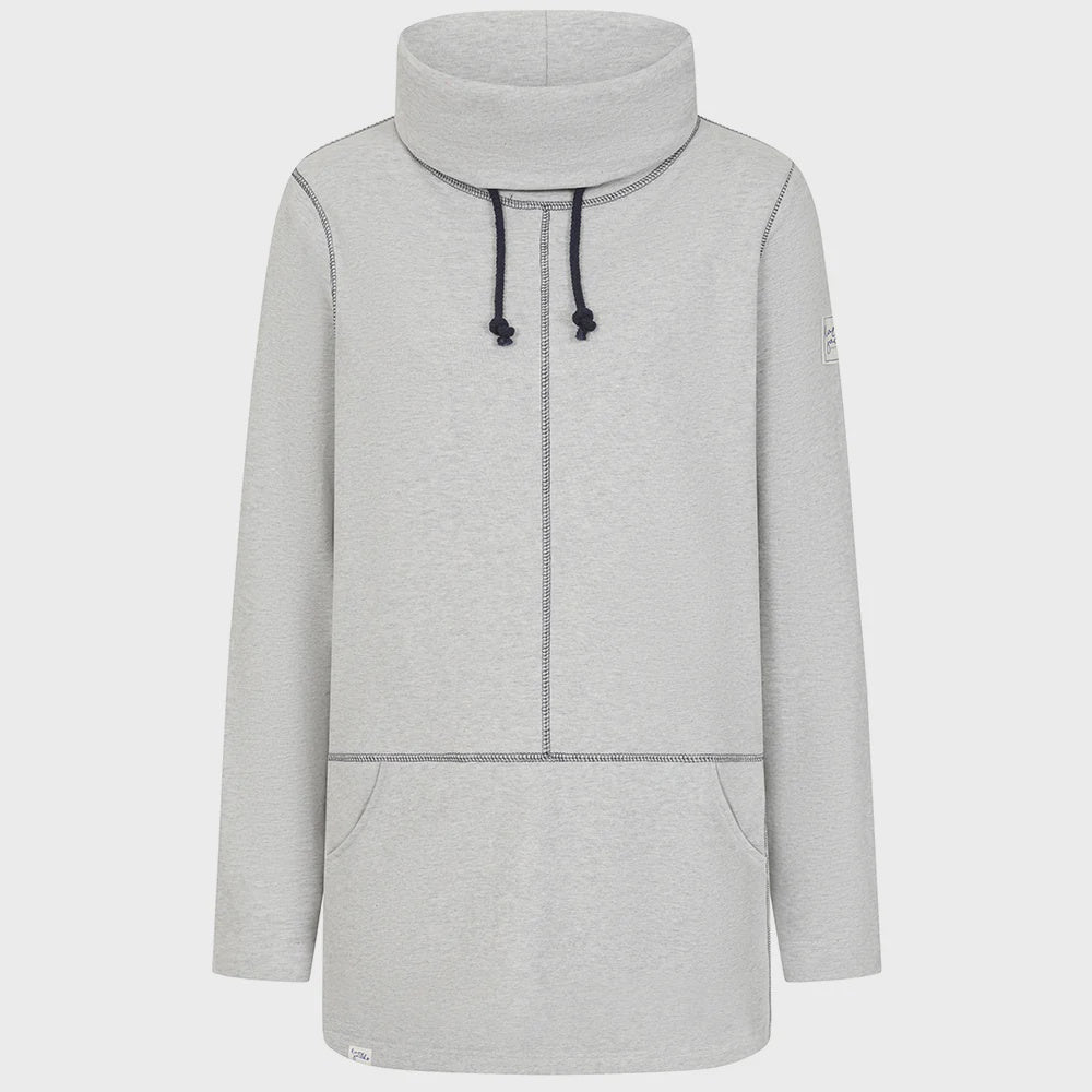 LJ99 Roll Neck Sweatshirt - Grey Marle