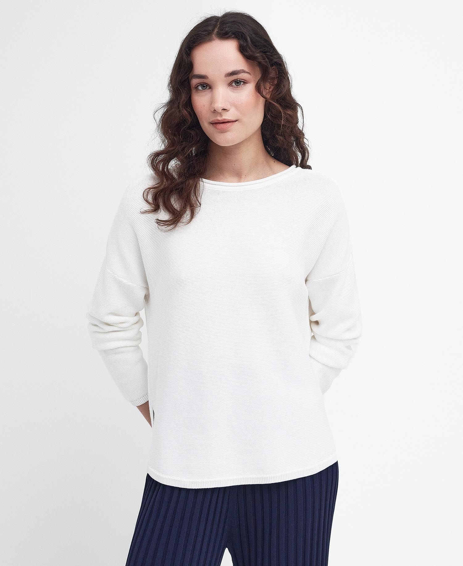 Marine Knitted Jumper - Cloud