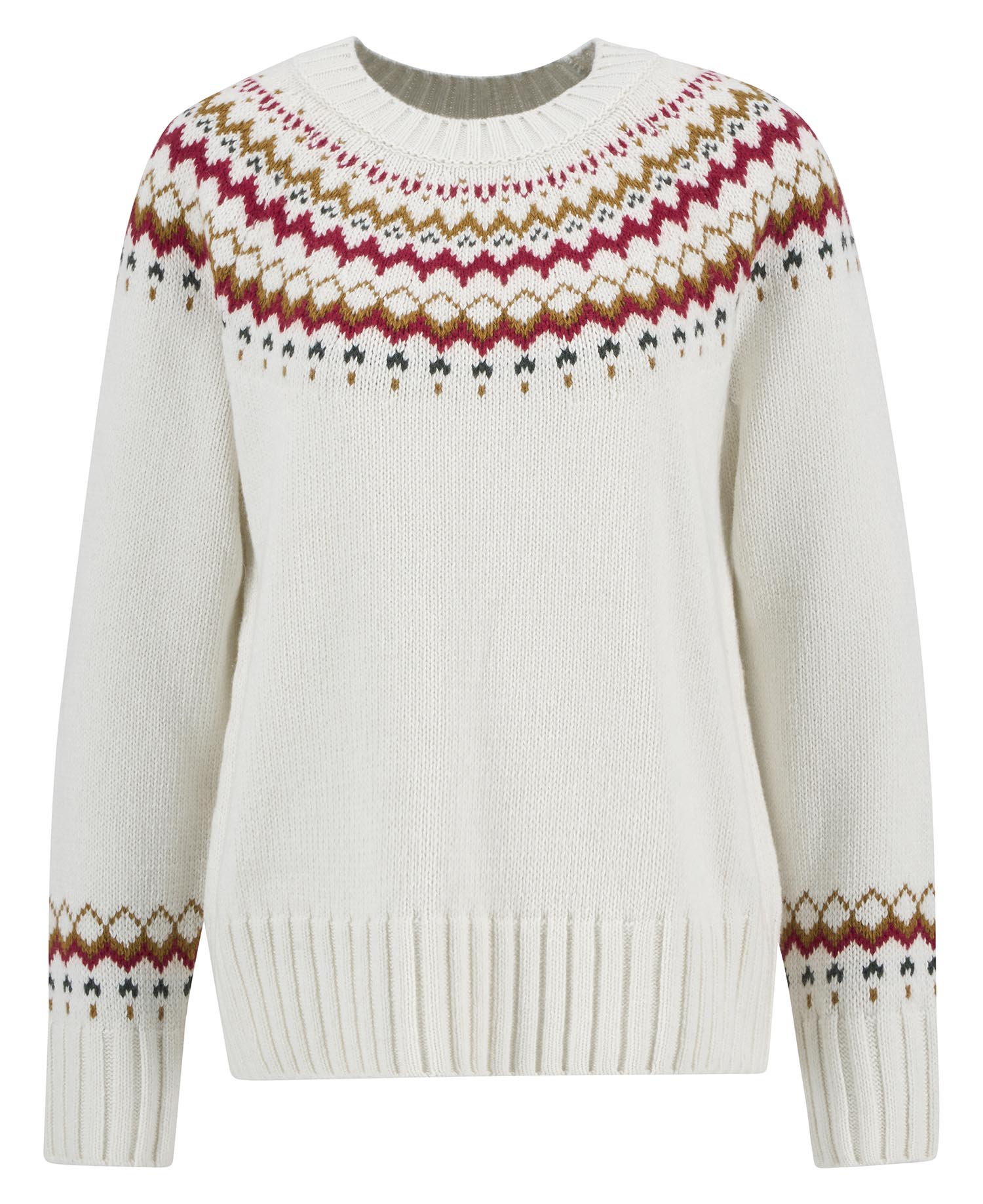 Tidal Crew Neck Knitted Jumper - Cloud