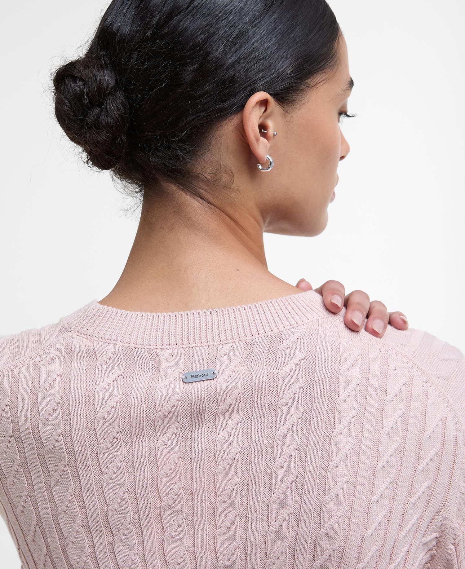 Hartland Crew Neck Jumper - Primrose Pink
