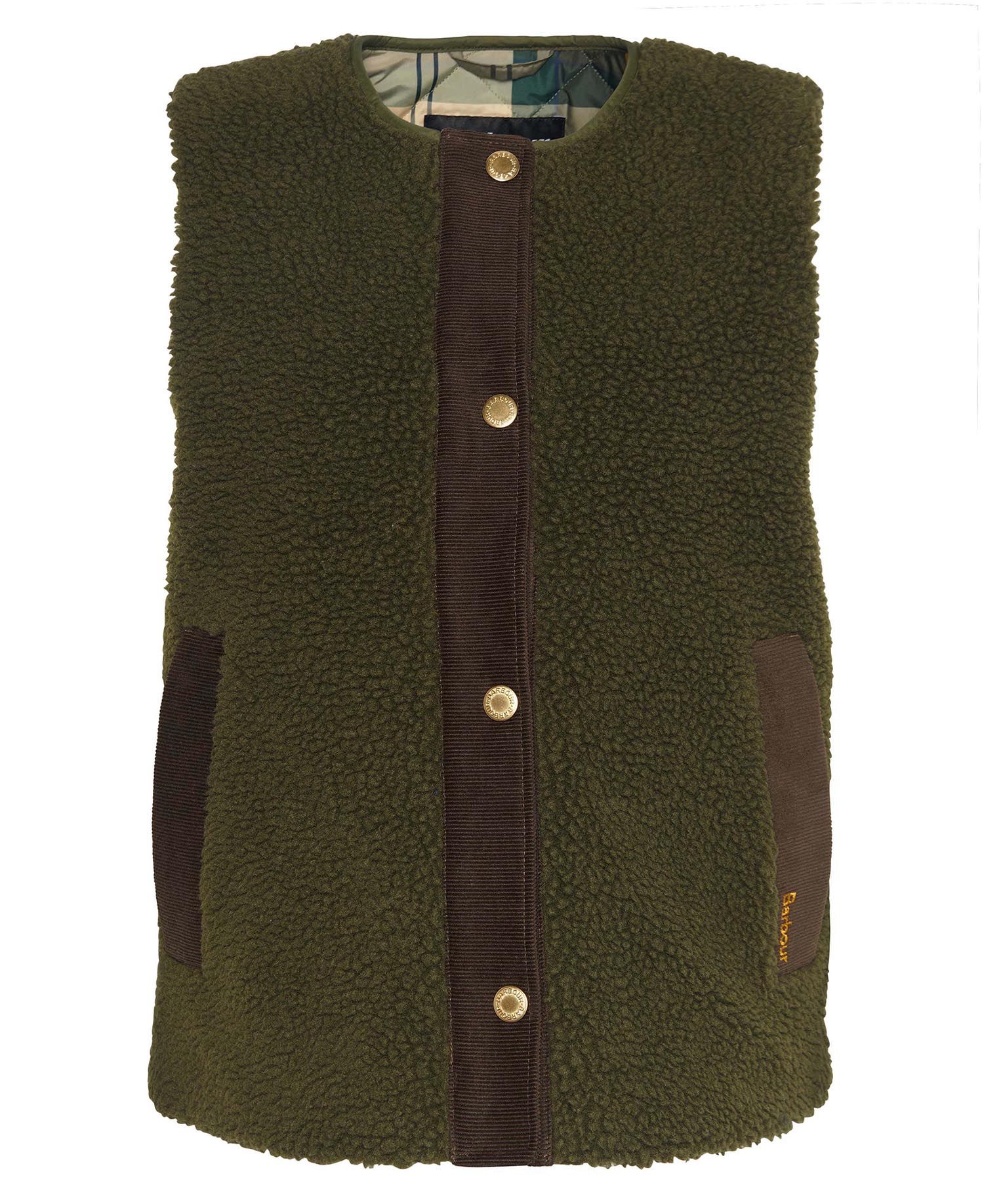 Dulsie Teddy Liner - Olive/Ancient